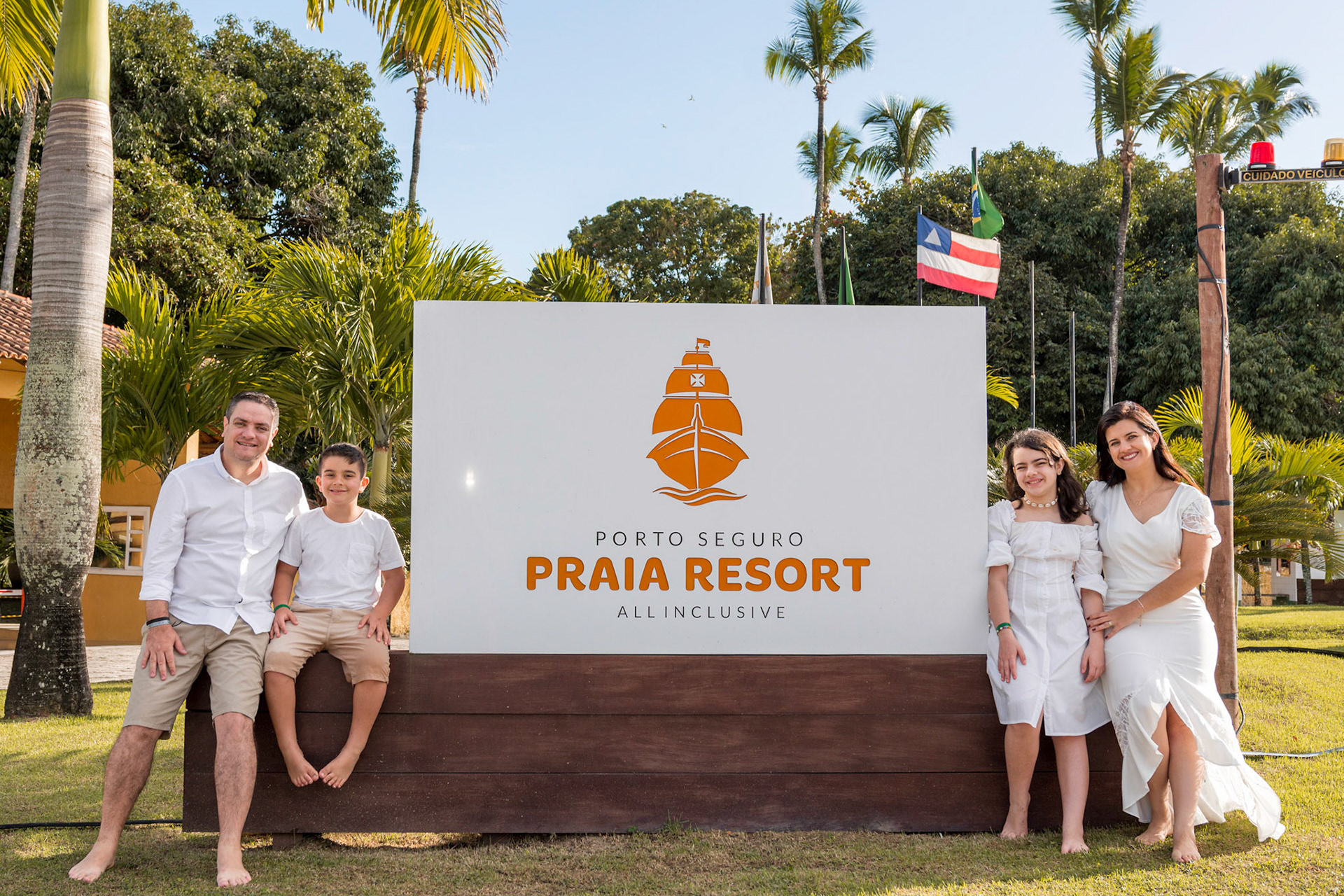 Ensaio Fotográfico de Família no Porto Seguro Praia Resort