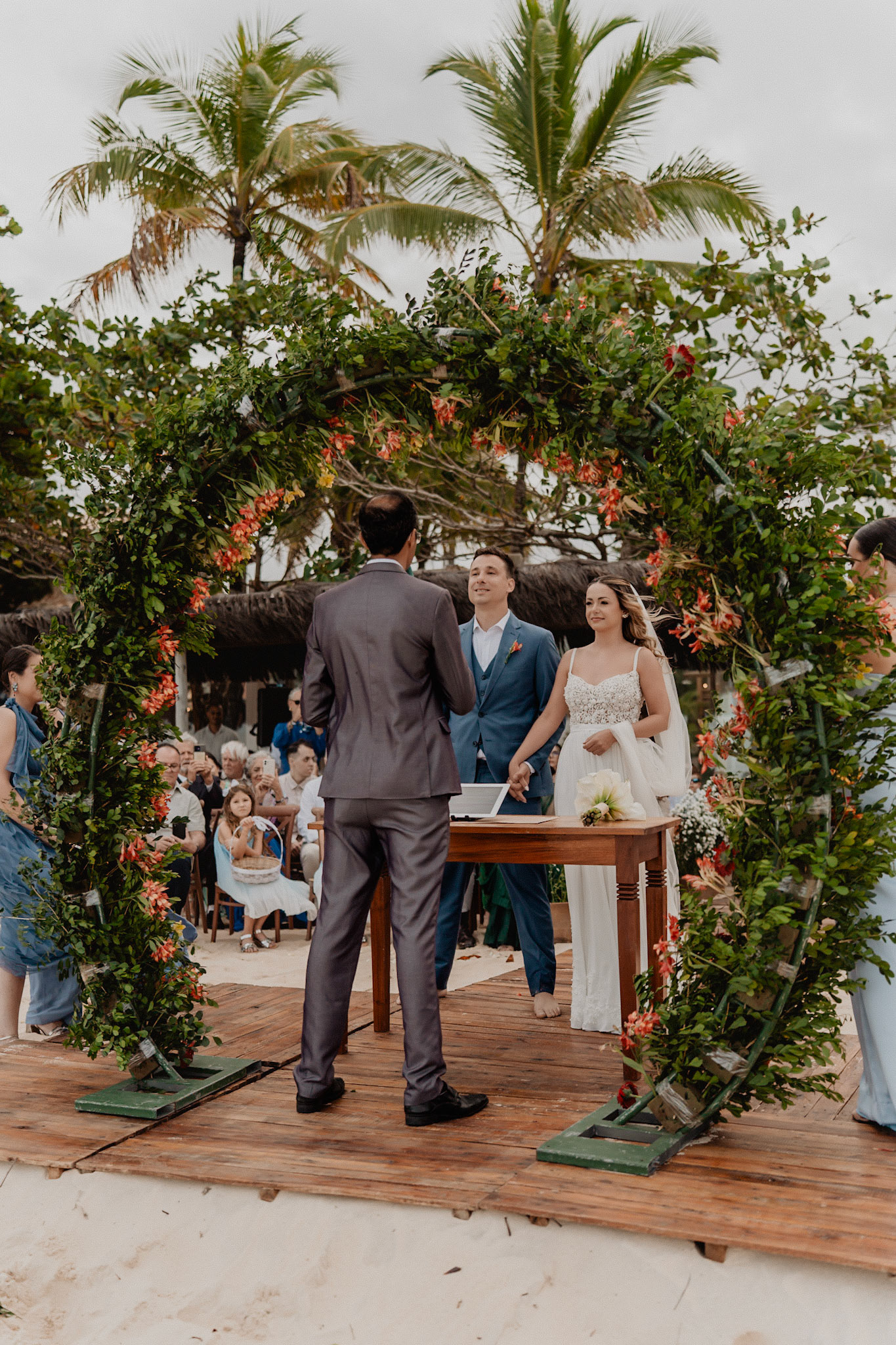 Cerimônia de Casamento na praia em Arraial D'Ajuda Bahia