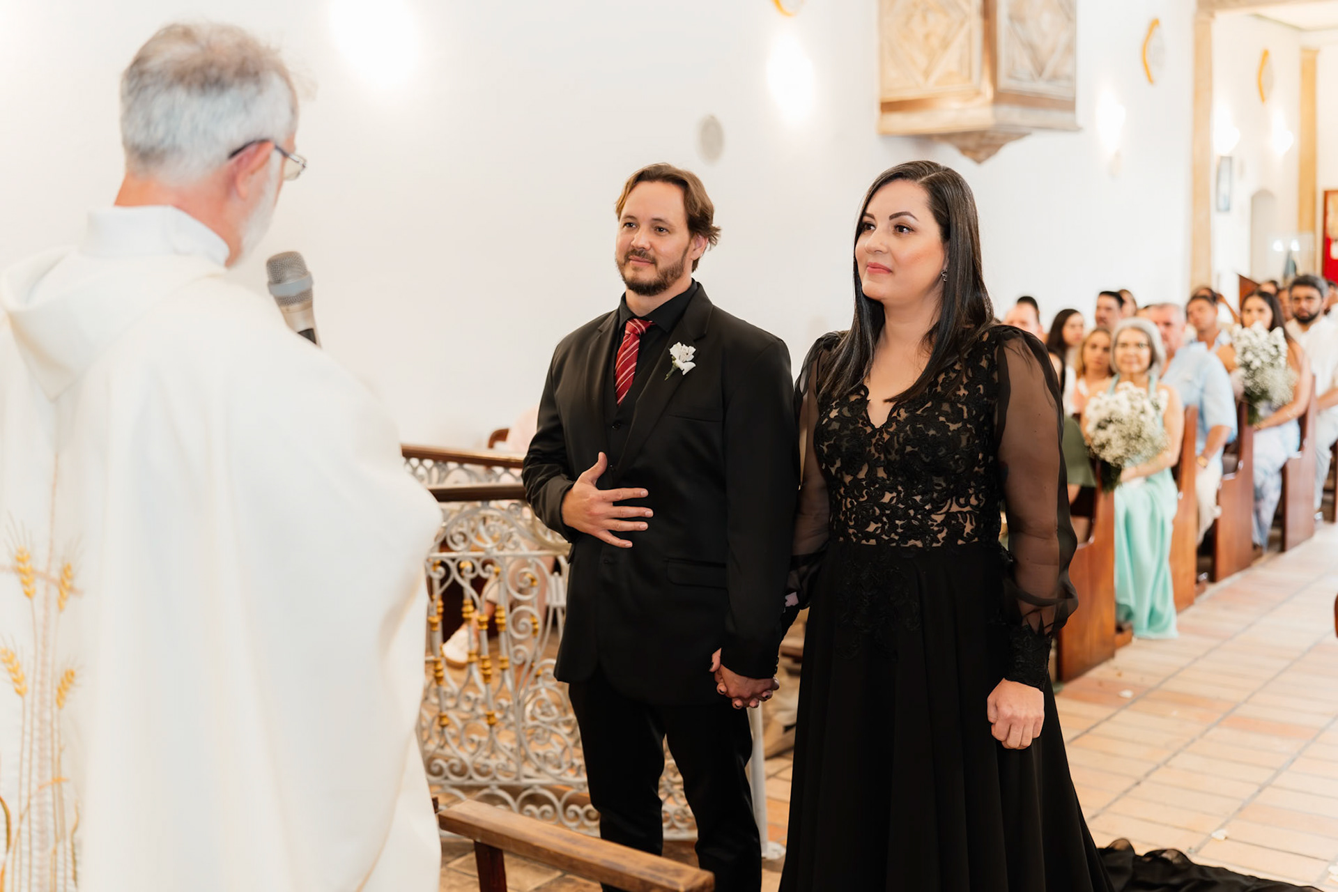 Cerimônia de Casamento na Igreja Nossa Senhora d'Ajuda