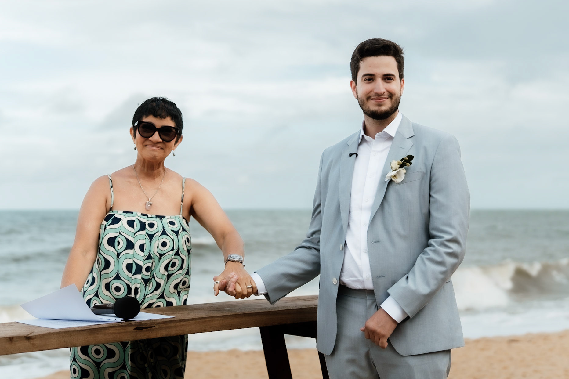 Cerimônia de Casamento na praia em Trancoso Bahia