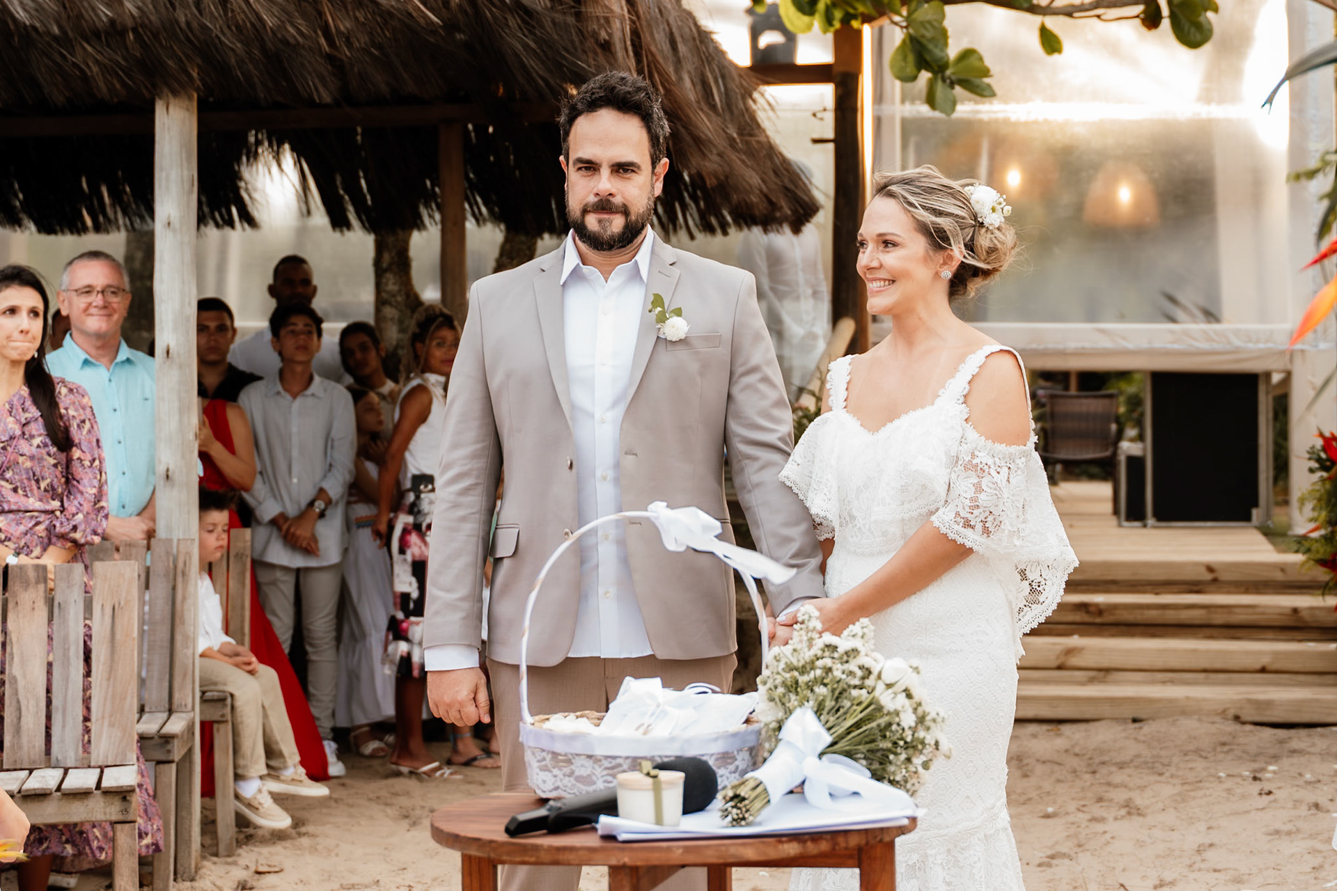 Cerimônia de Casamento na praia em Arraial D'Ajuda Bahia
