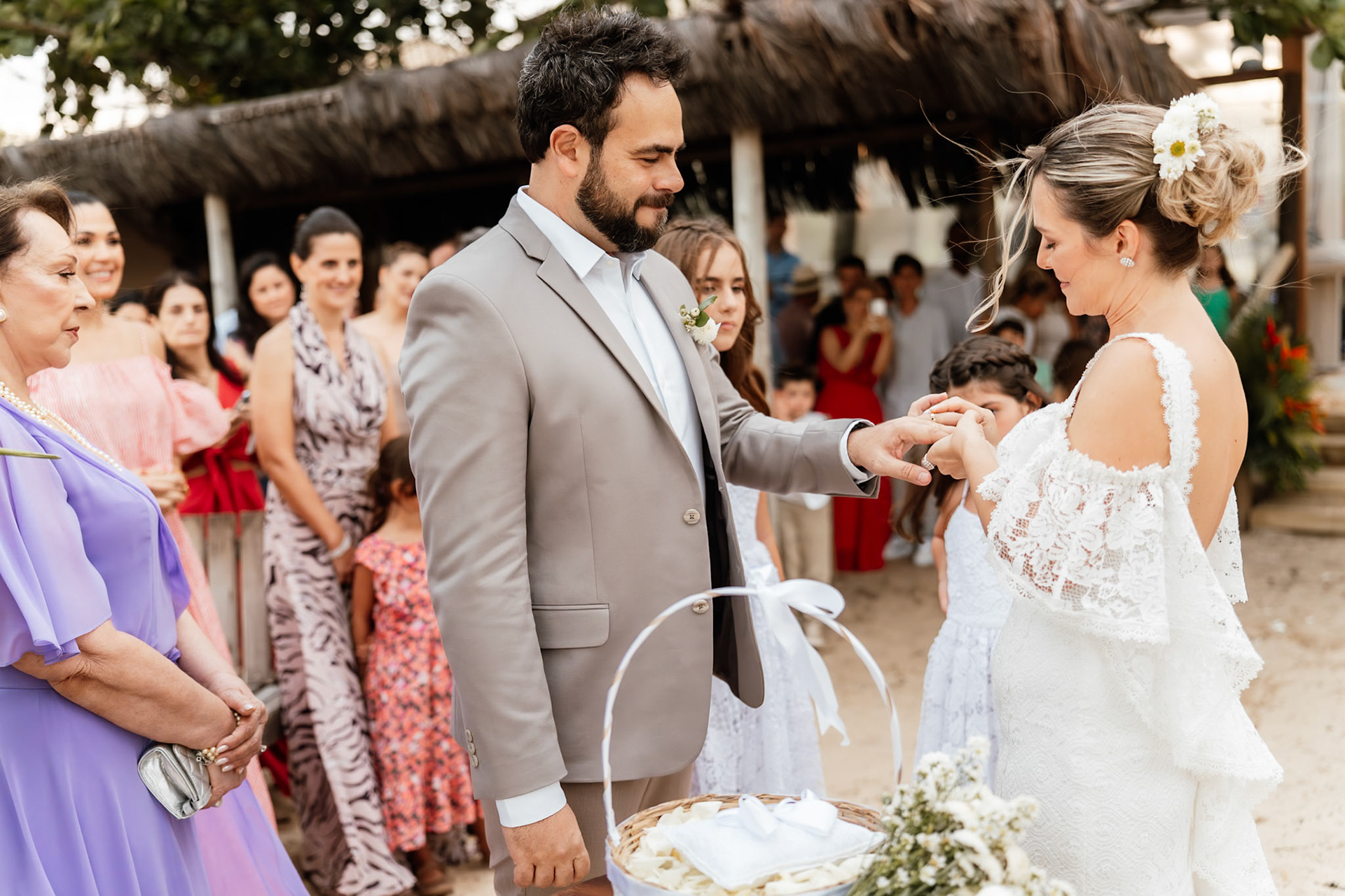 Cerimônia de Casamento na praia em Arraial D' Ajuda Bahia