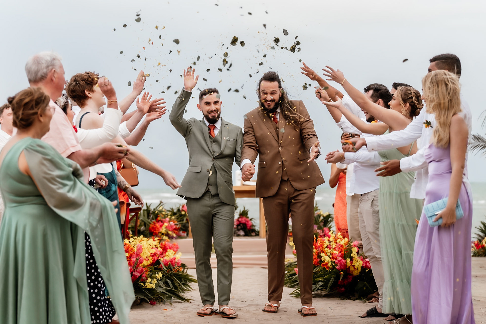 Cerimônia de Casamento na praia em Trancoso Bahia