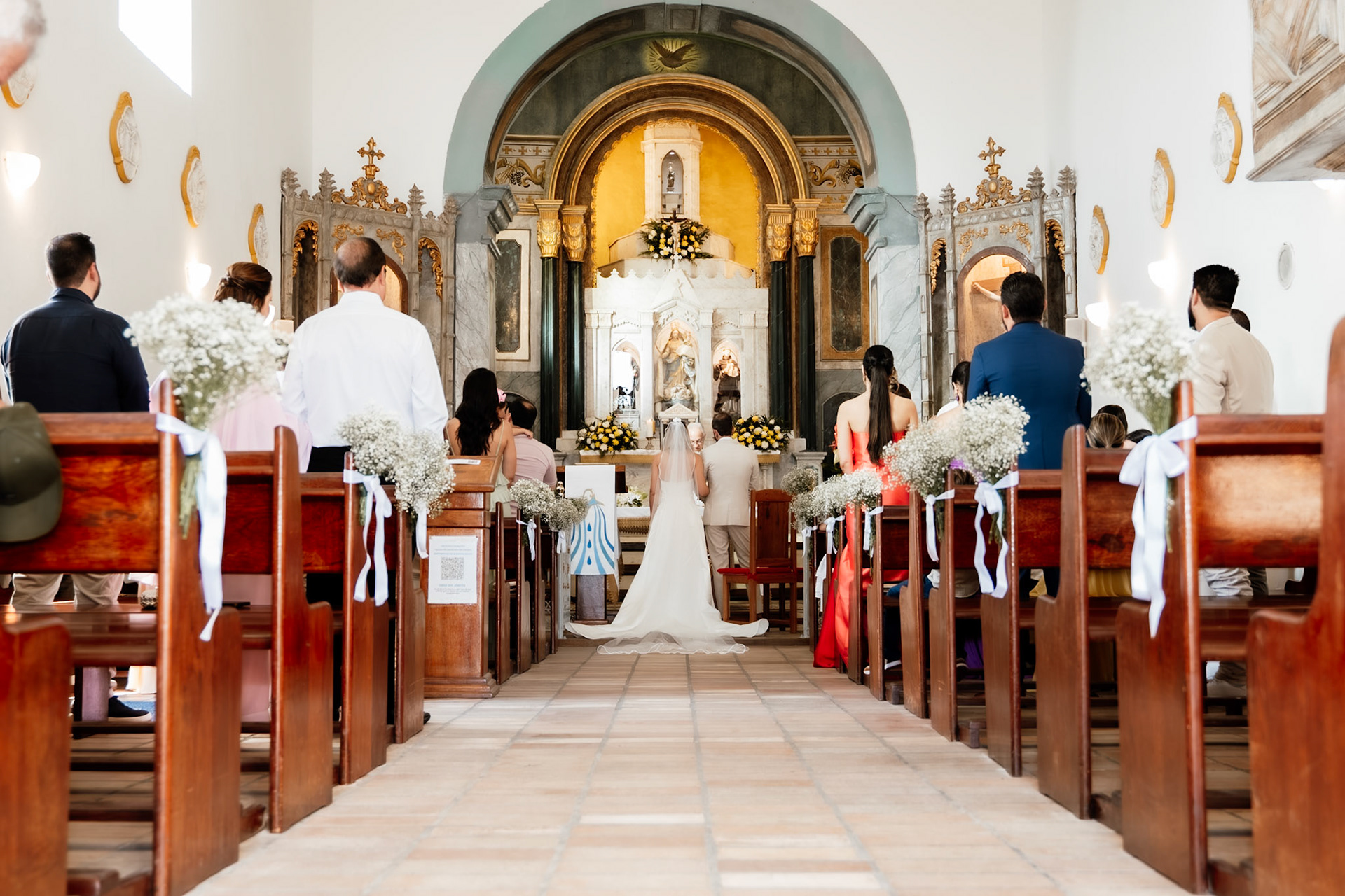 Cerimônia de Casamento na Igreja Nossa Senhora d'Ajuda