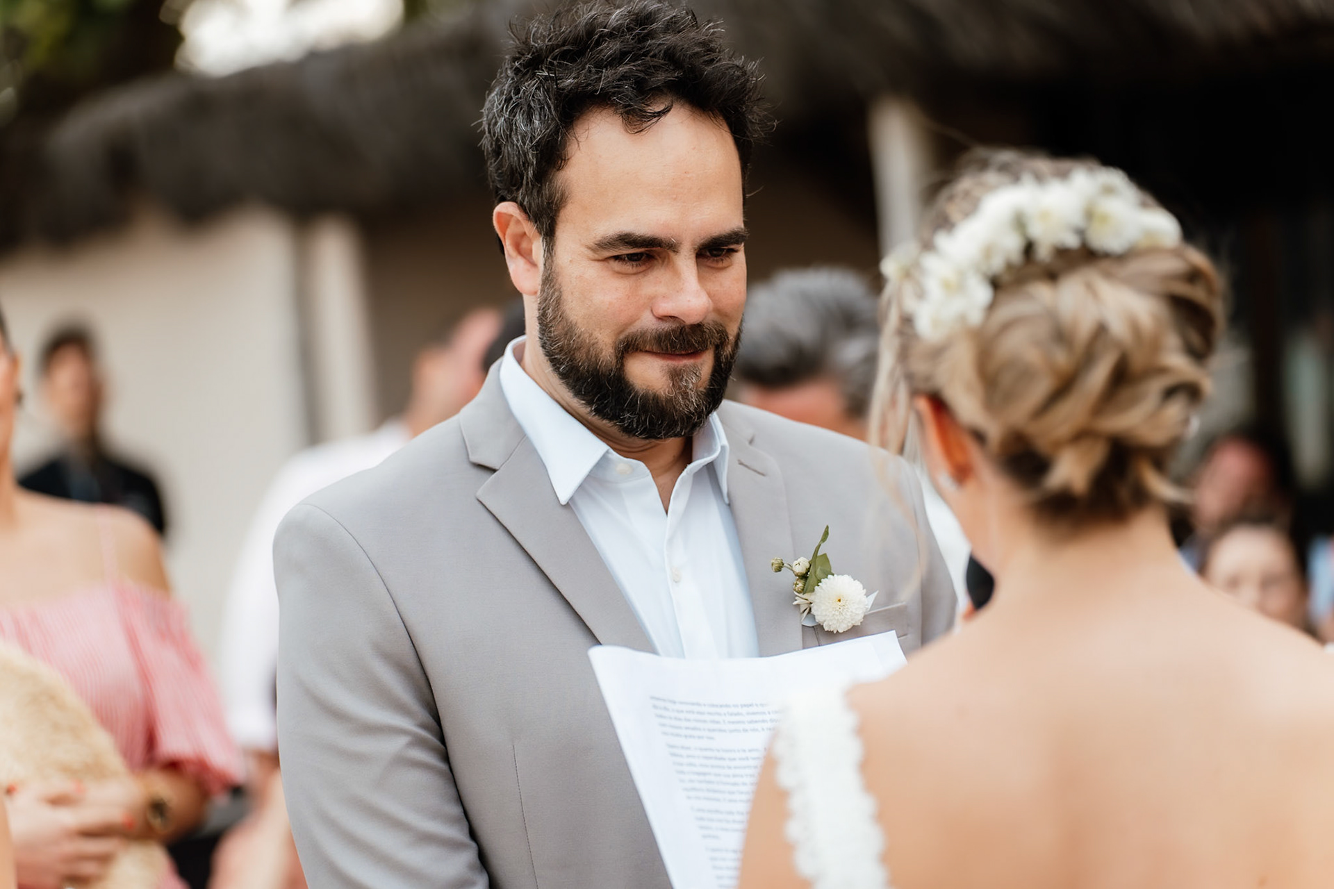 Cerimônia de Casamento na praia em Arraial D' Ajuda Bahia