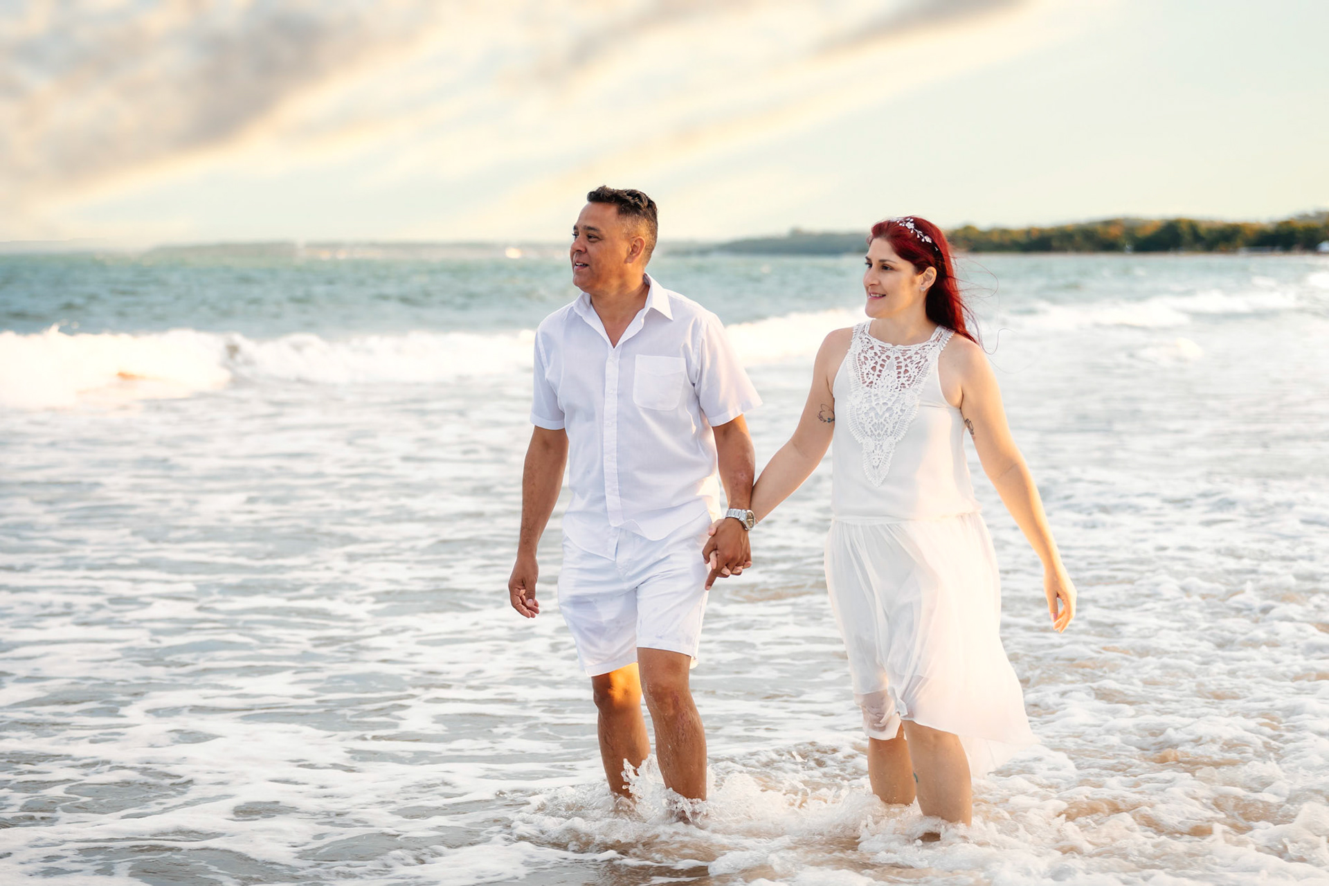 Ensaio fotográfico na praia em Porto Seguro