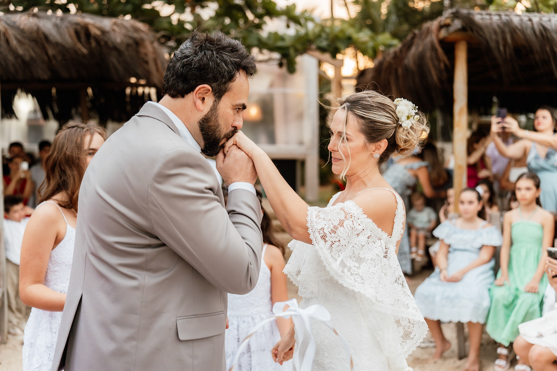 Cerimônia de Casamento na praia em Arraial D'Ajuda Bahia