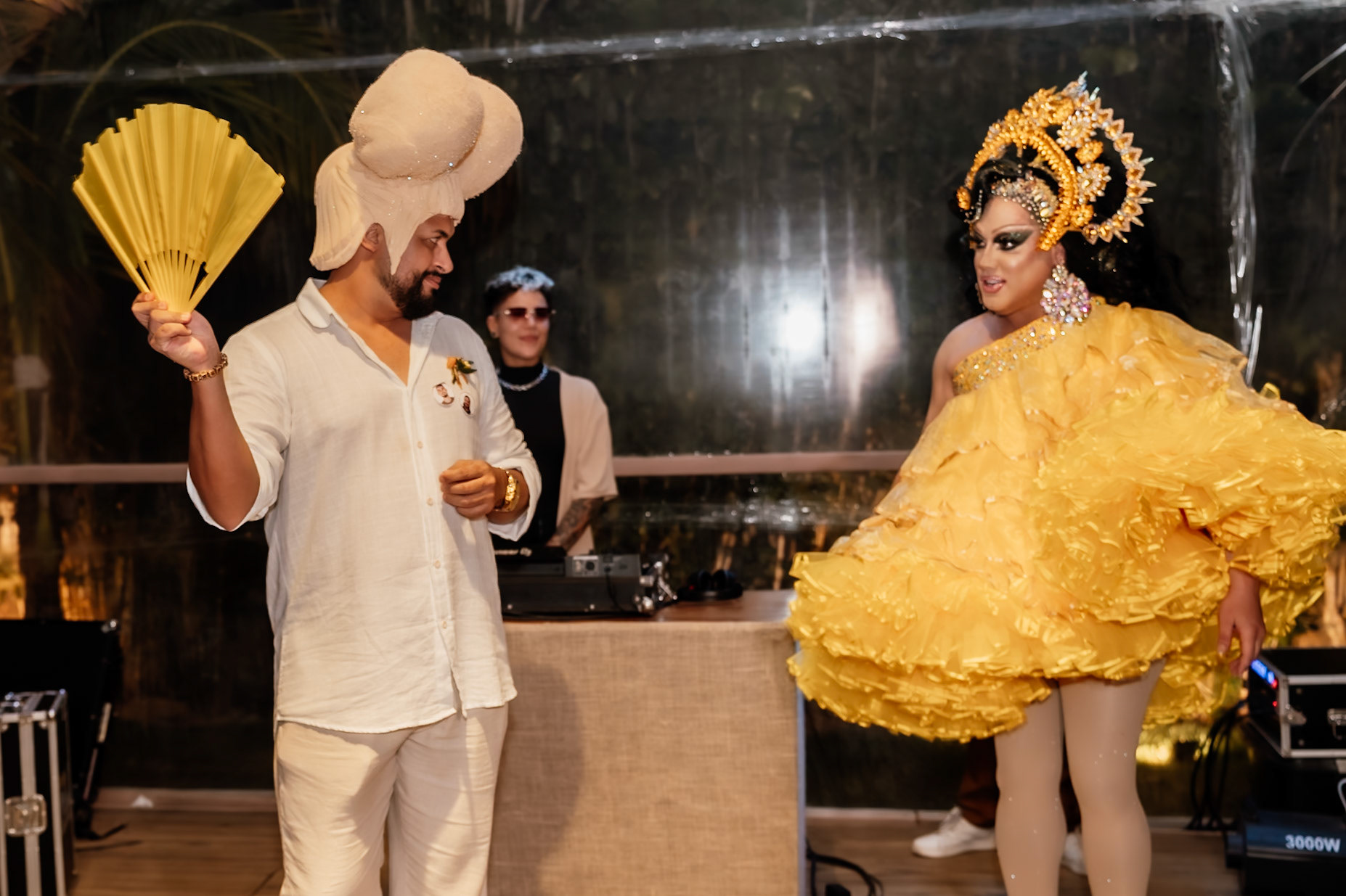 Aysha Pink Festa de Casamento homoafetivo em Porto Seguro Bahia