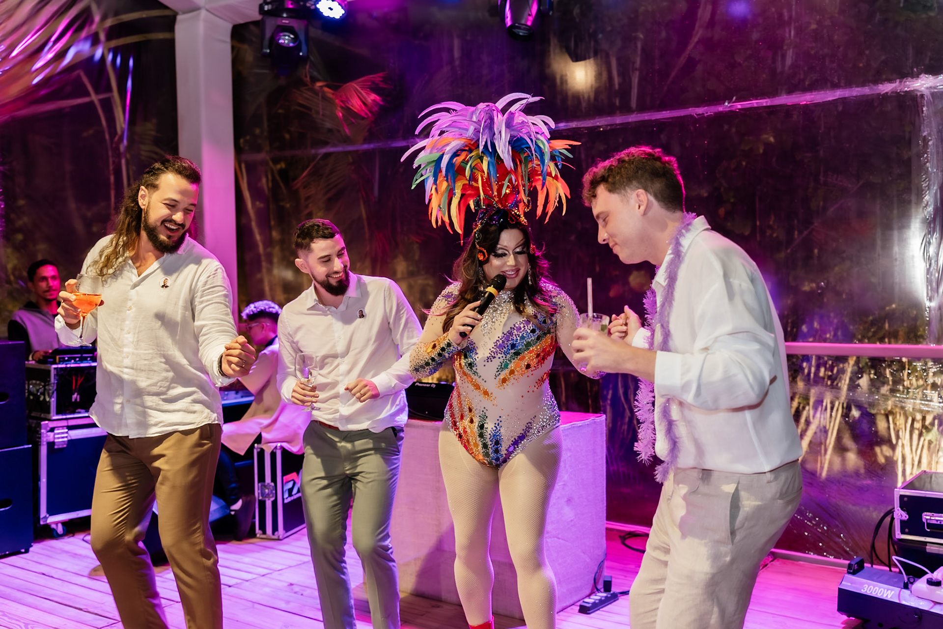 Aysha Pink Festa de Casamento em Arraial D' Ajuda Bahia