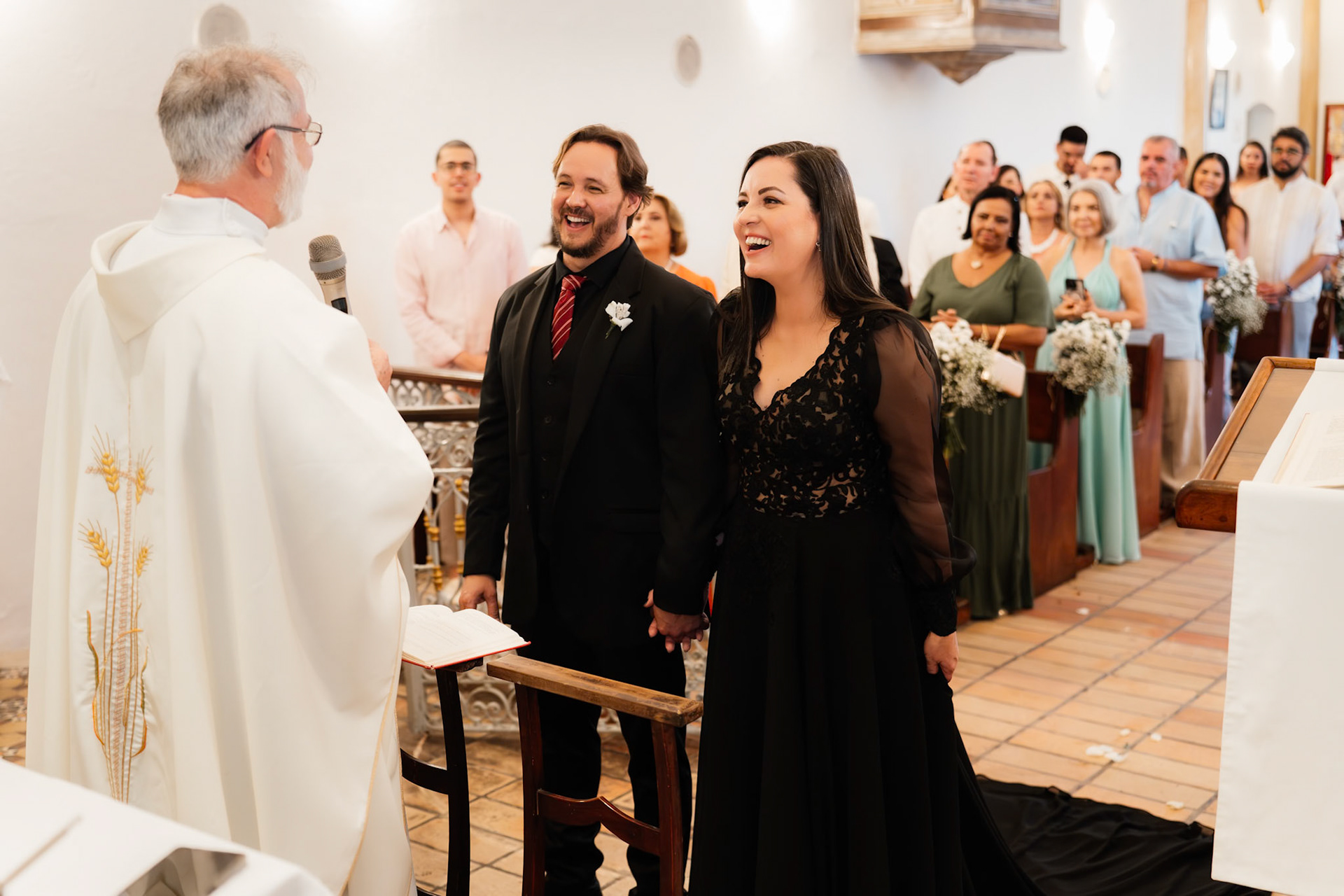 Cerimônia de Casamento na Igreja Nossa Senhora D'Ajuda Bahia