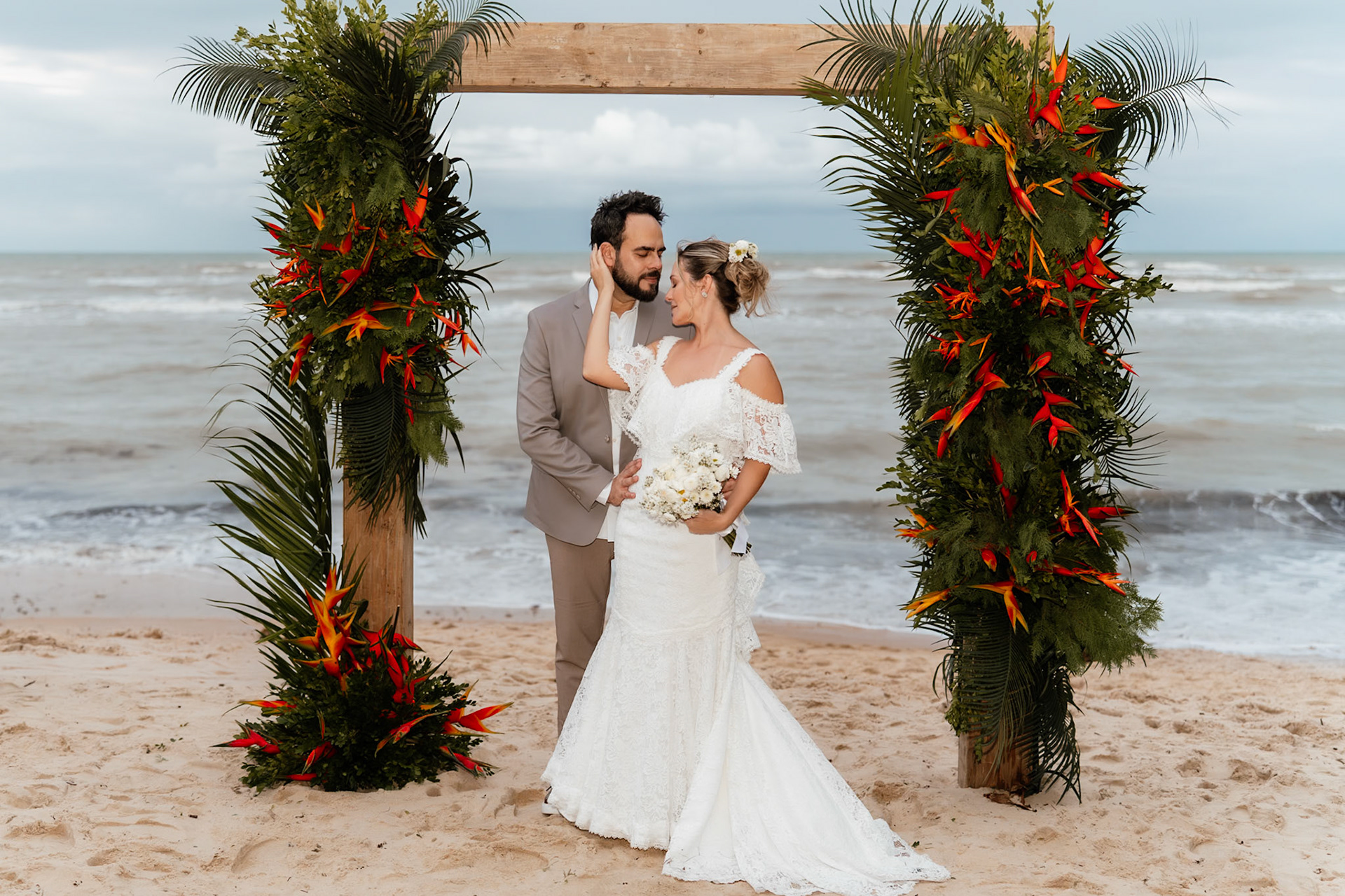 Cerimônia de Casamento na praia em Arraial D' Ajuda Bahia
