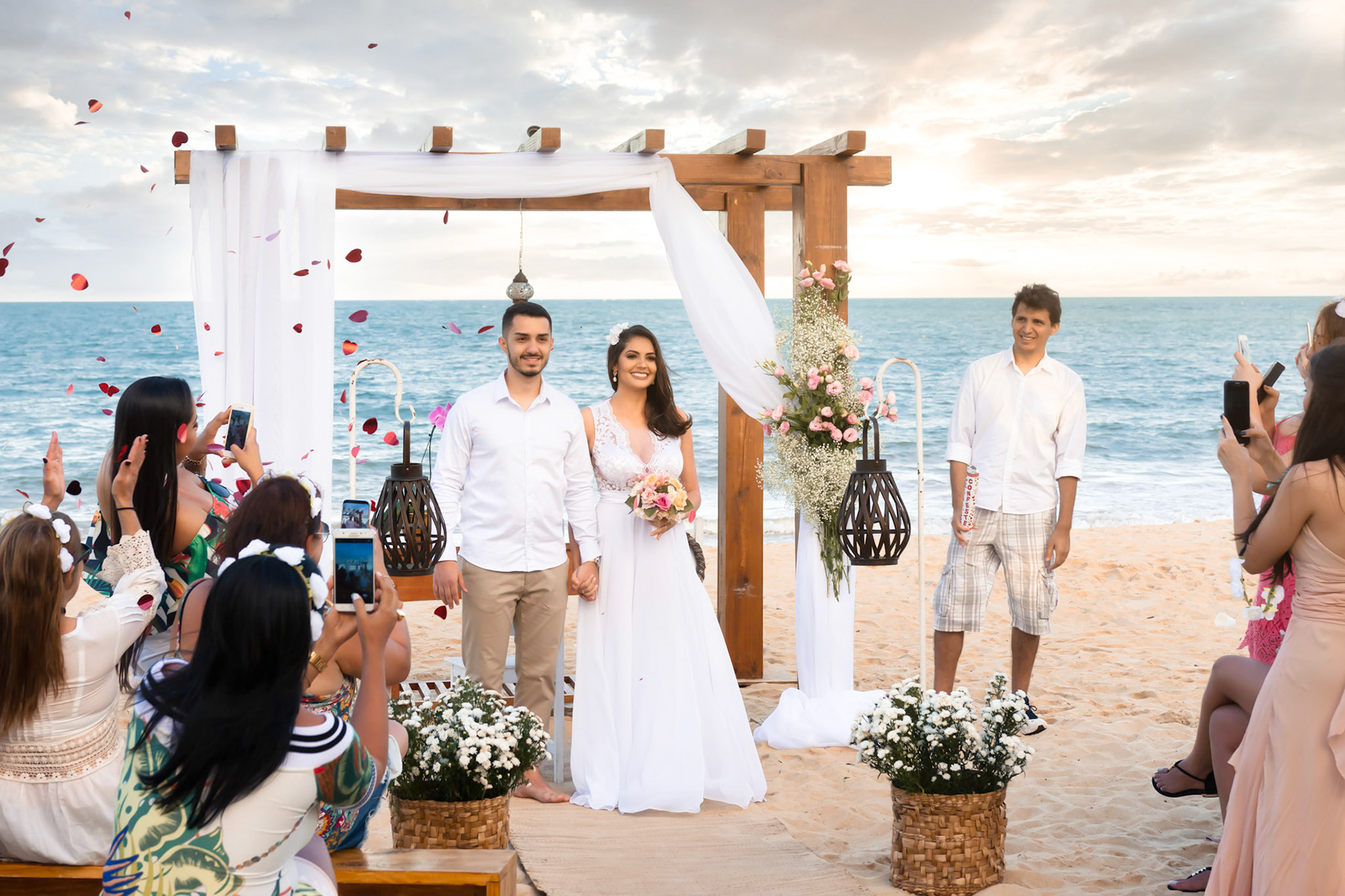 Casamento na Praia de Taperapuã em Porto Seguro