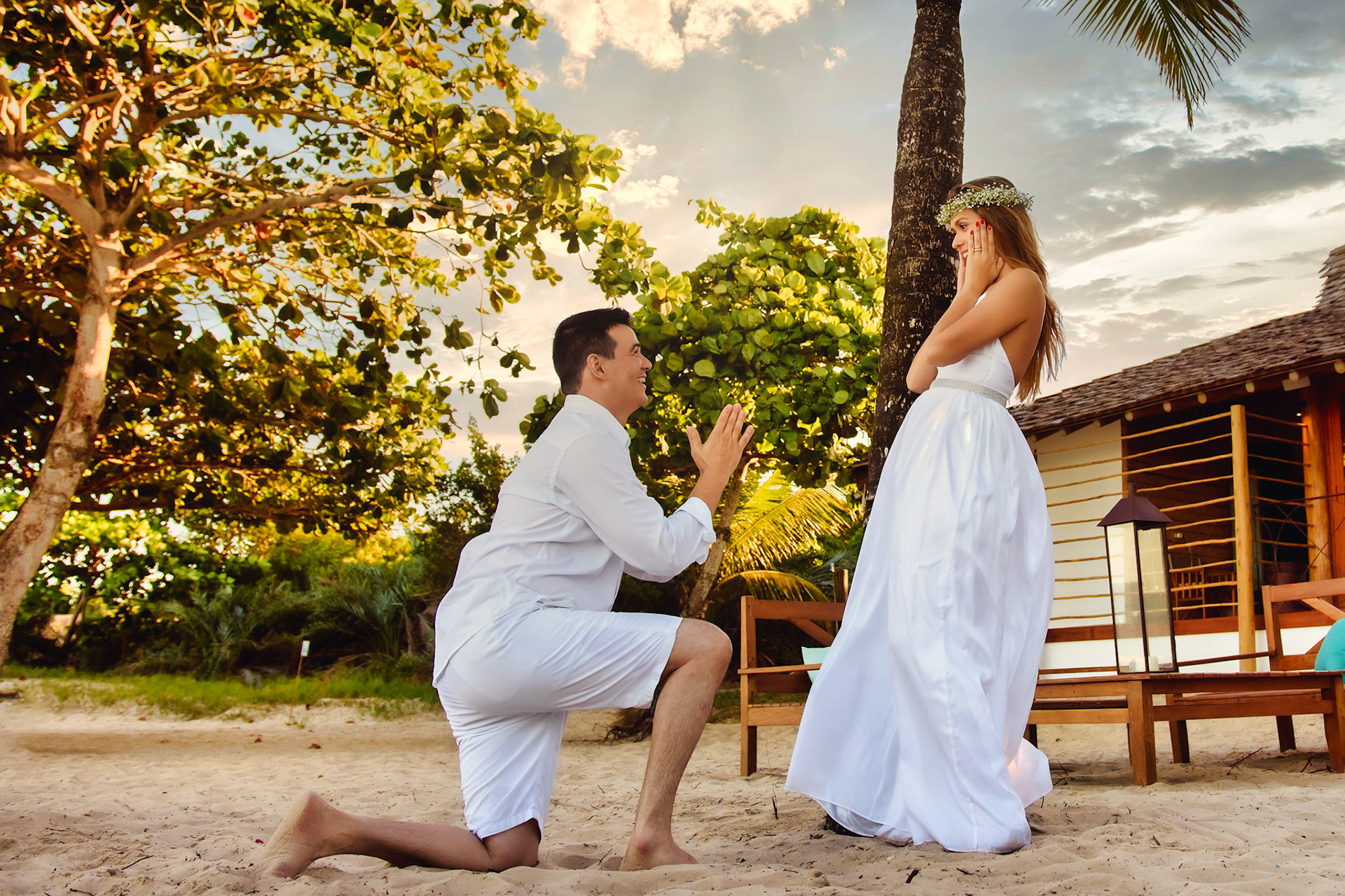 Pedido de Casamento na praia em Porto Seguro - BA