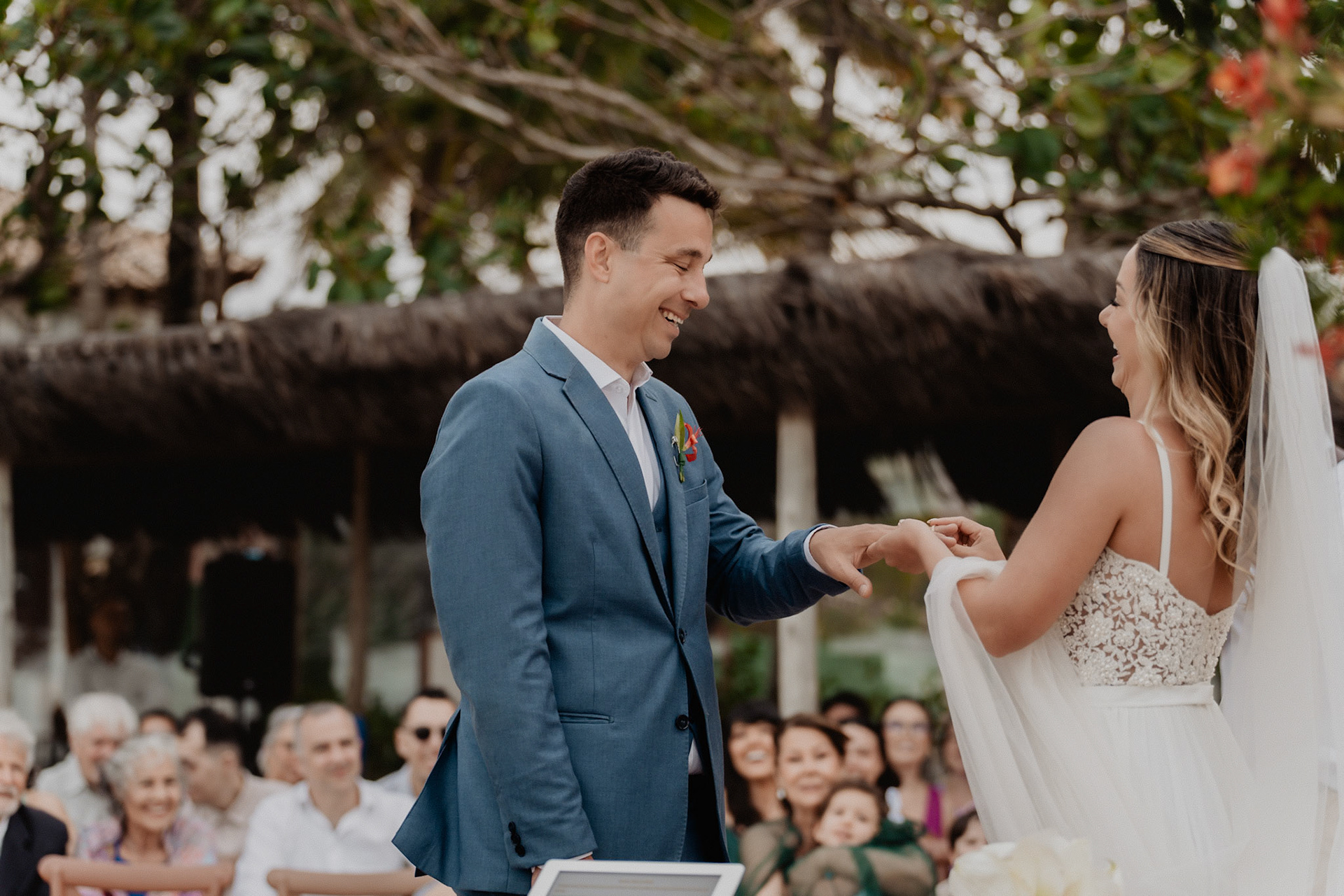 Cerimônia de Casamento na praia em Arraial D' Ajuda Bahia