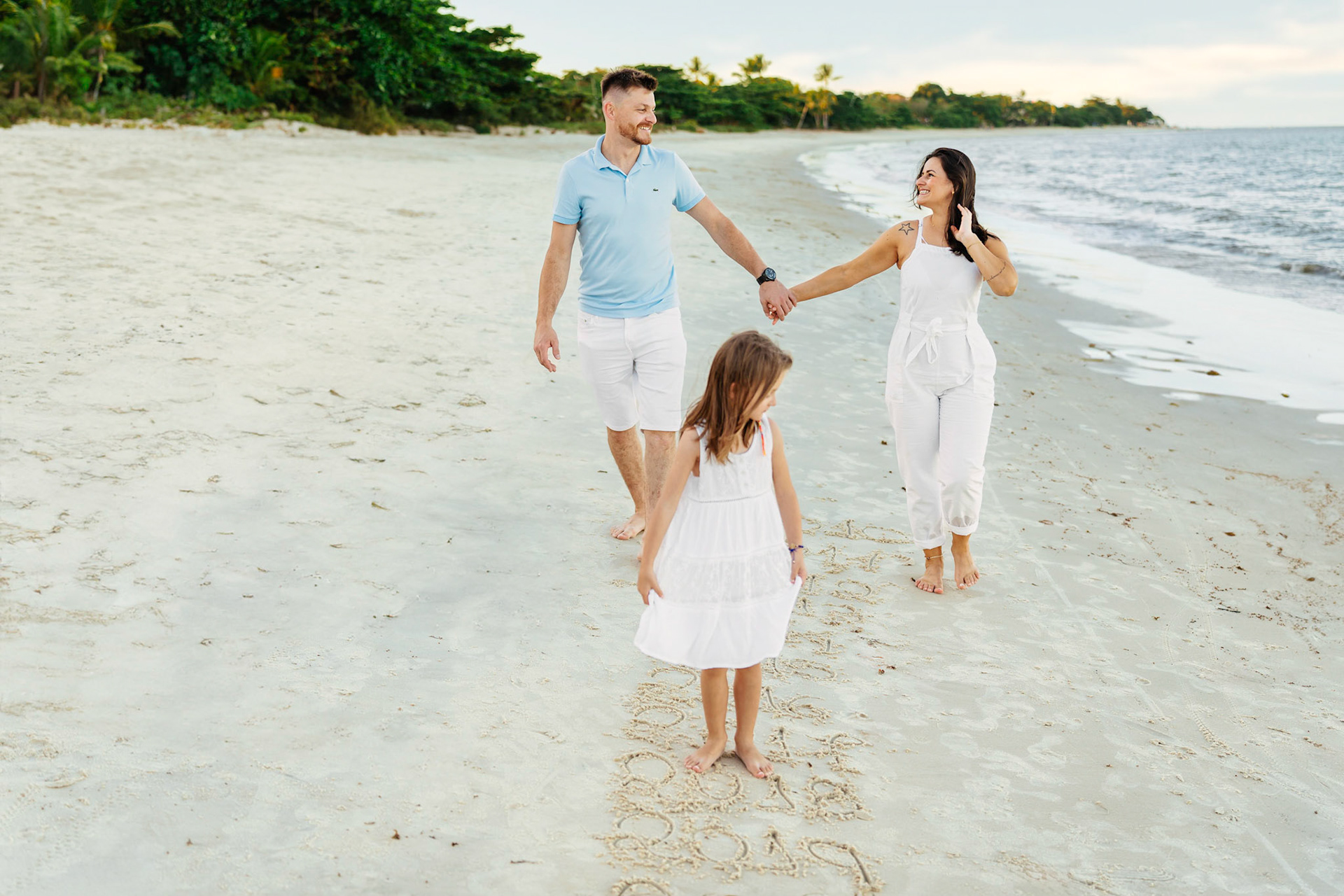 Ensaio família na praia