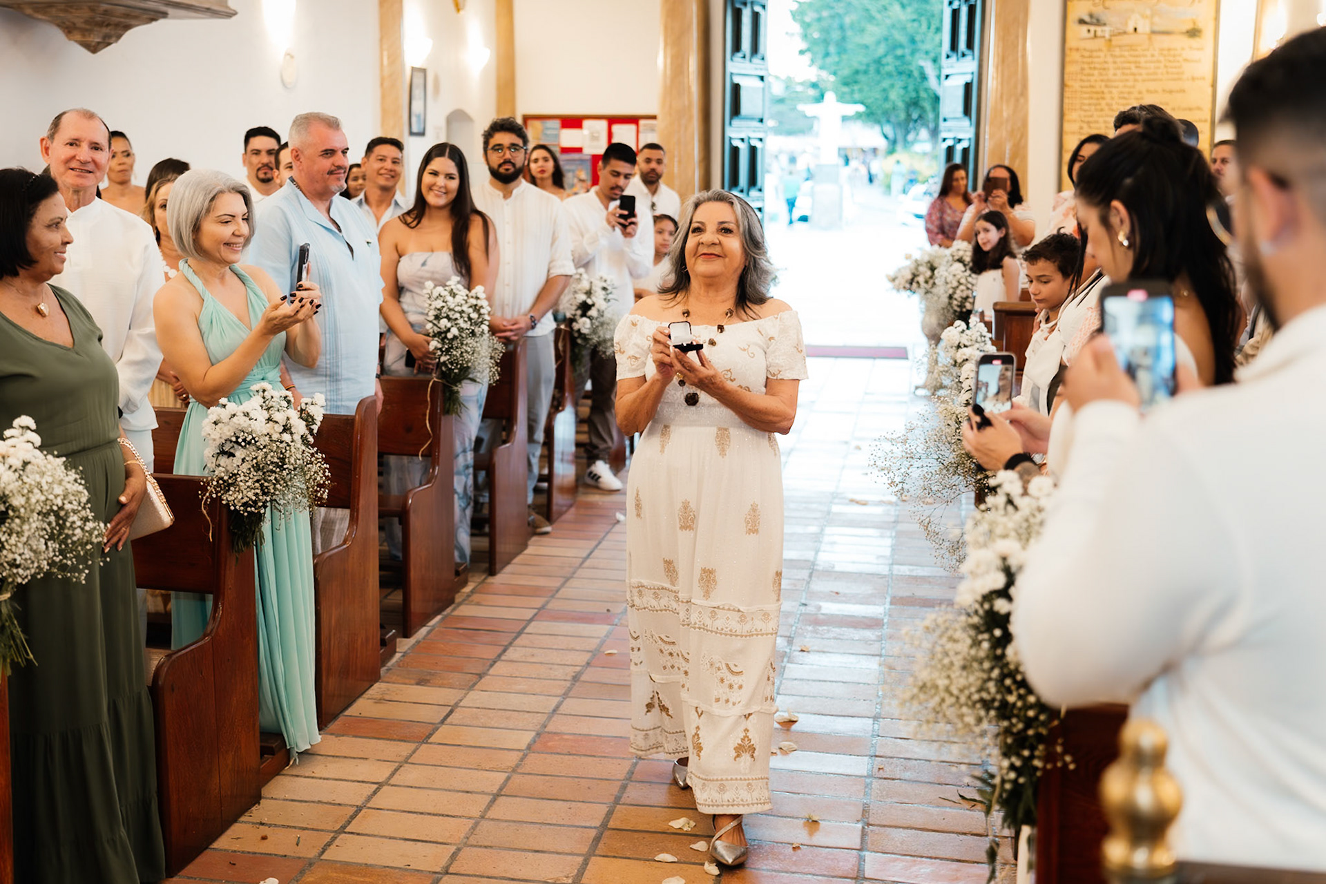 Cerimônia de Casamento na Igreja Nossa Senhora D' Ajuda