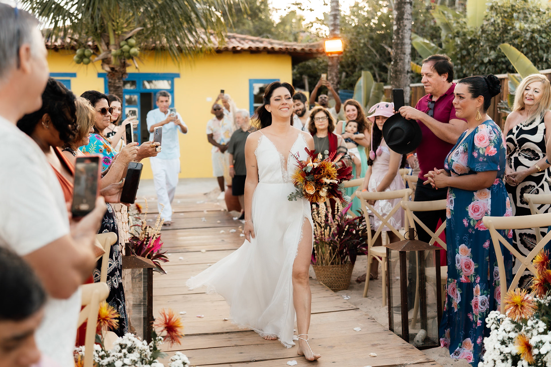Cerimônia de casamento em Arraial d'Ajuda