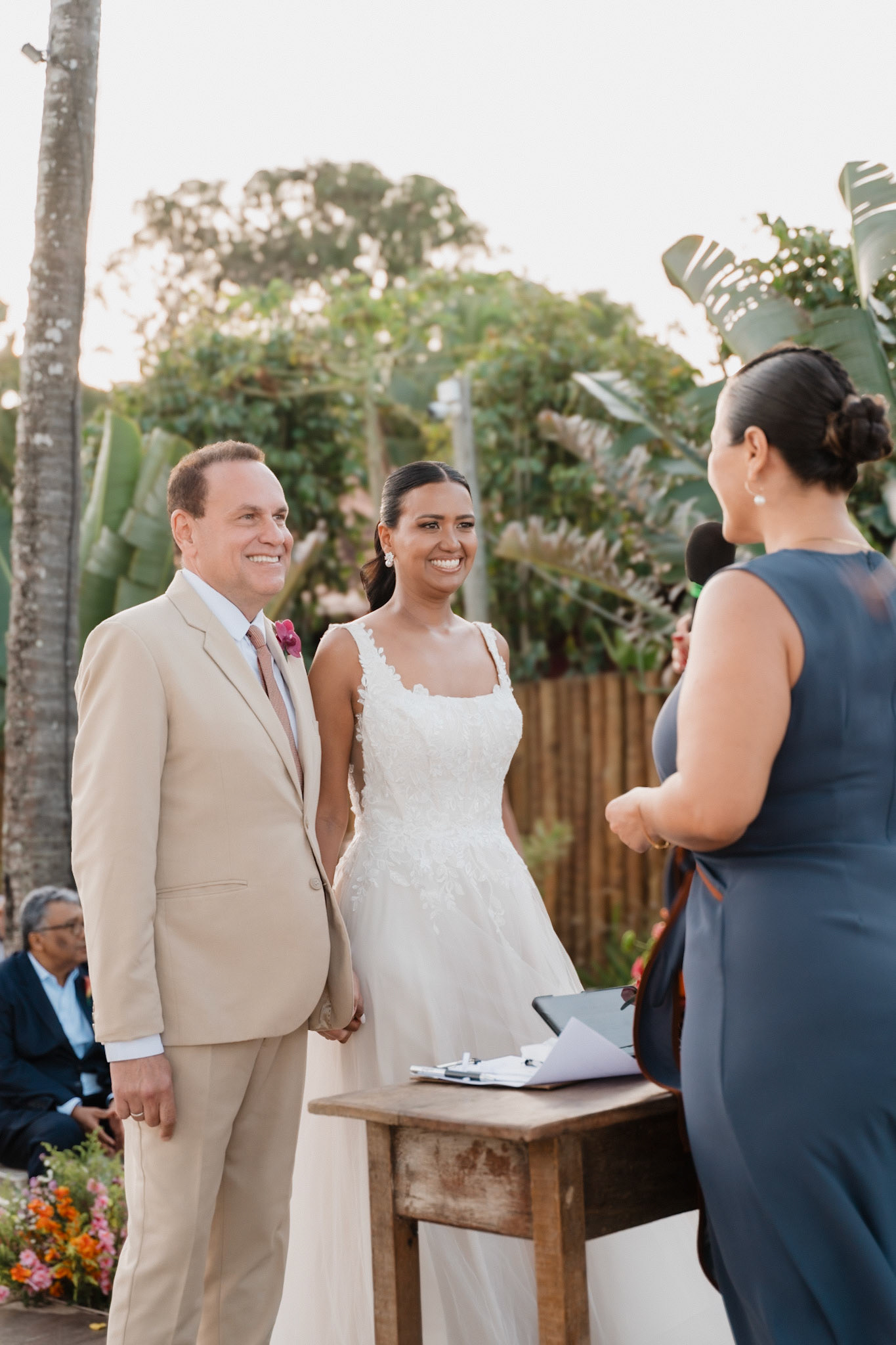 cerimônia de casamento na praia