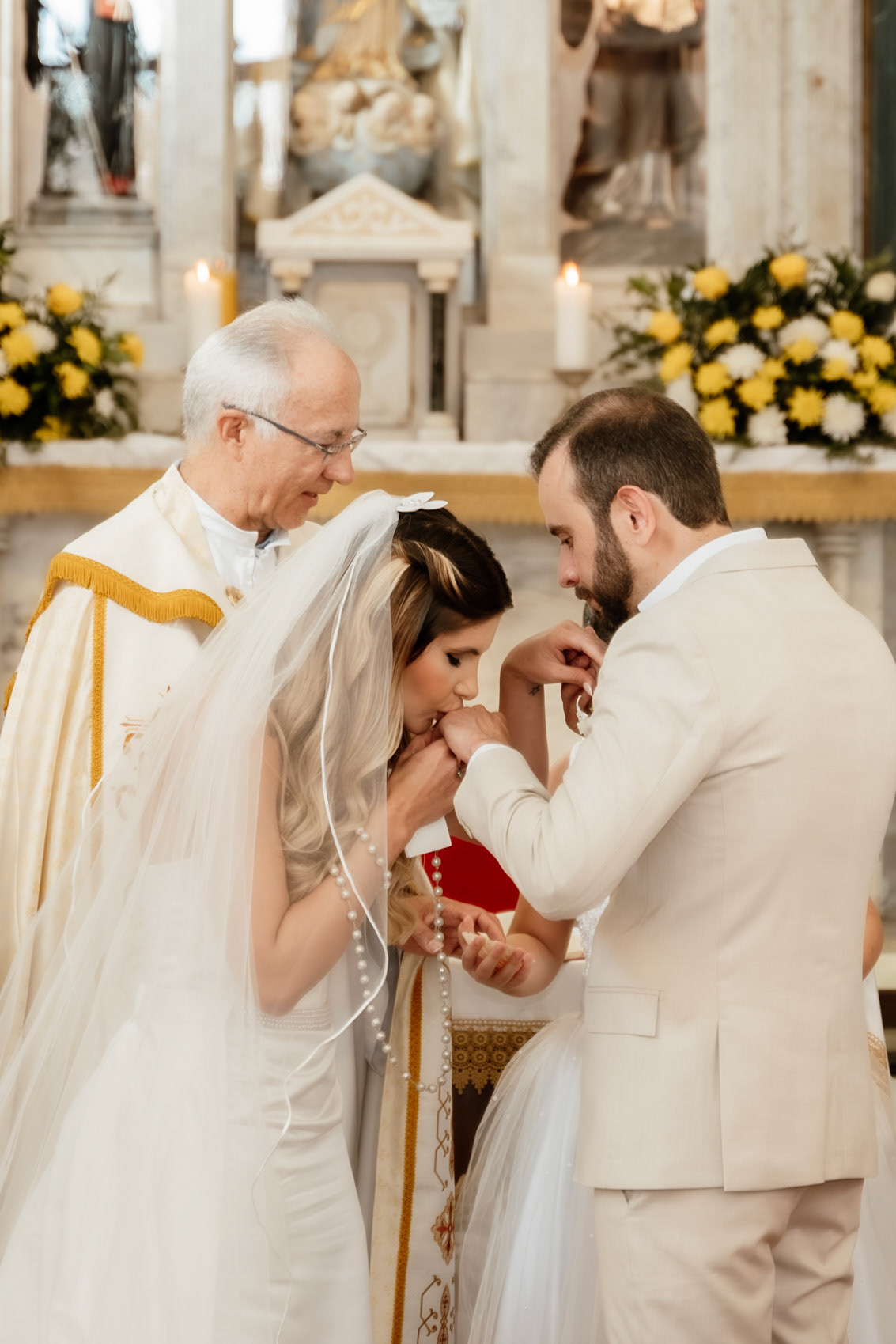 Cerimônia de Casamento na Igreja Nossa Senhora d' Ajuda