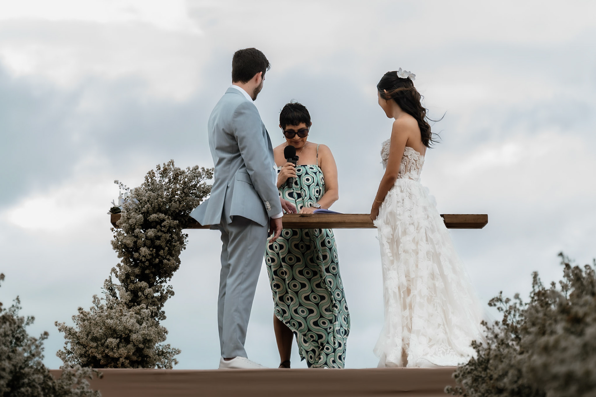 Cerimônia de Casamento na praia em Trancoso Bahia