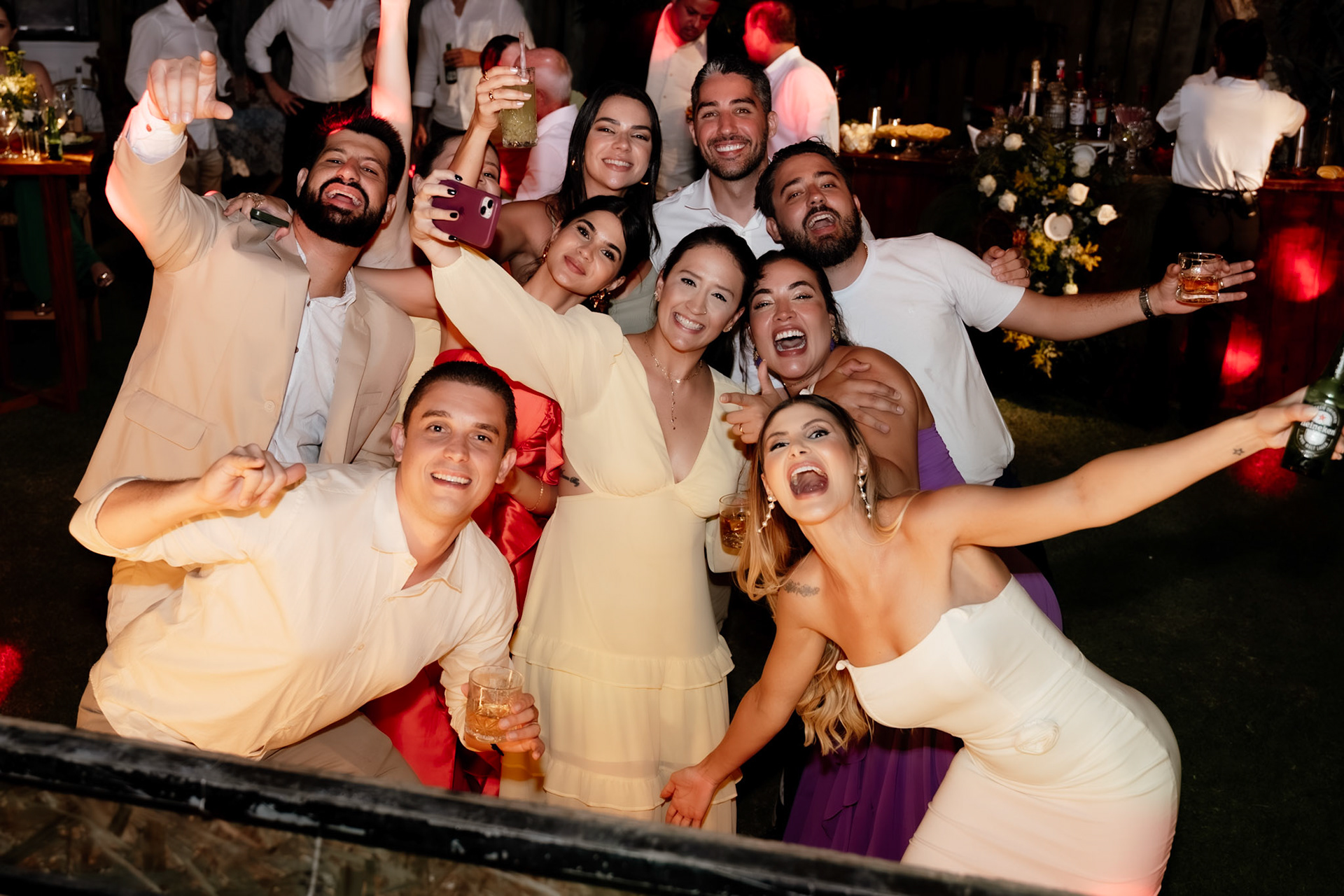 Festa de Casamento na praia em Arraial D' Ajuda Bahia