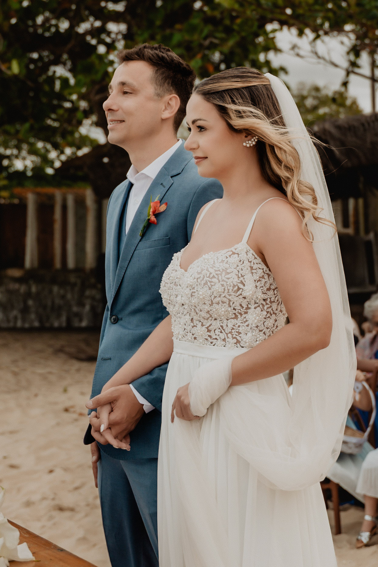 Cerimônia de Casamento na praia em Arraial D'Ajuda Bahia