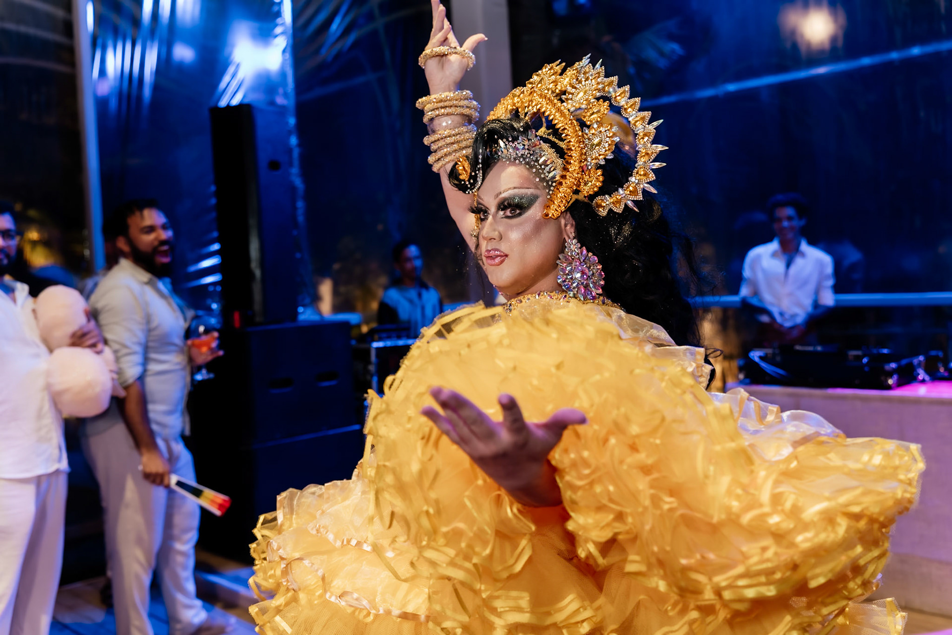 Aysha Pink Festa de Casamento homoafetivo em Trancoso Bahia