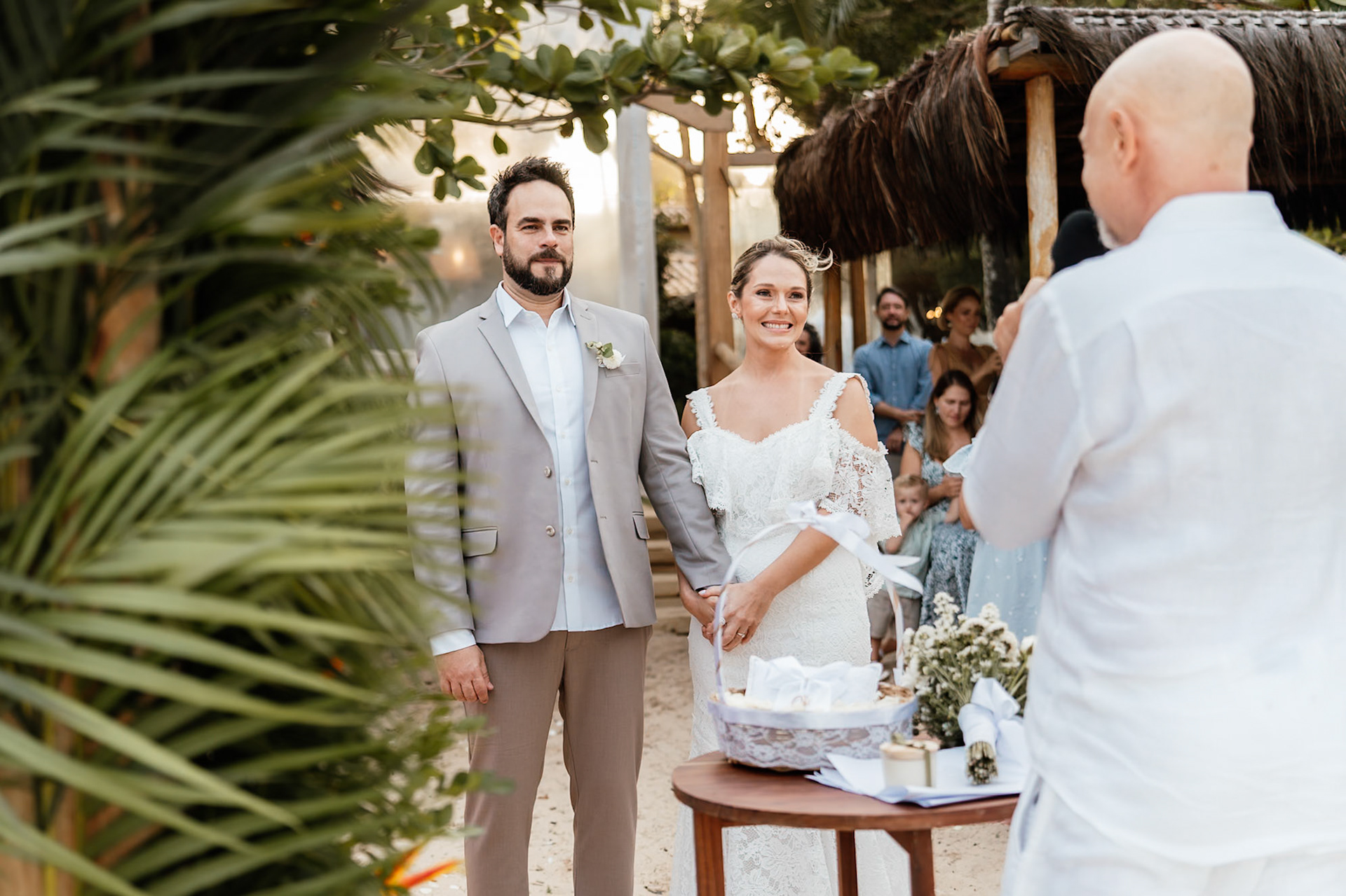 Cerimônia de Casamento na praia em Arraial D' Ajuda Bahia