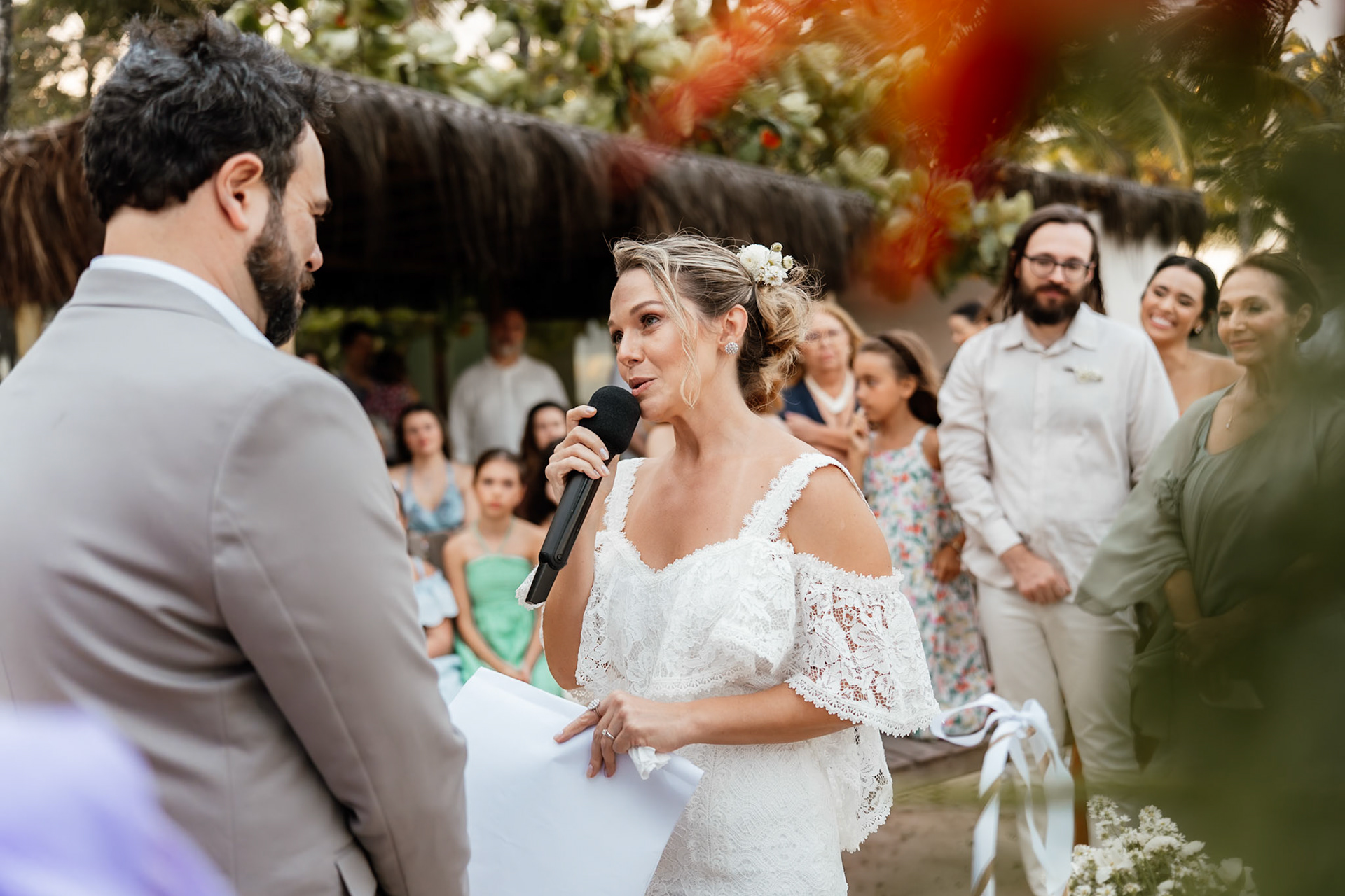 Cerimônia de Casamento na praia em Arraial D'Ajuda Bahia