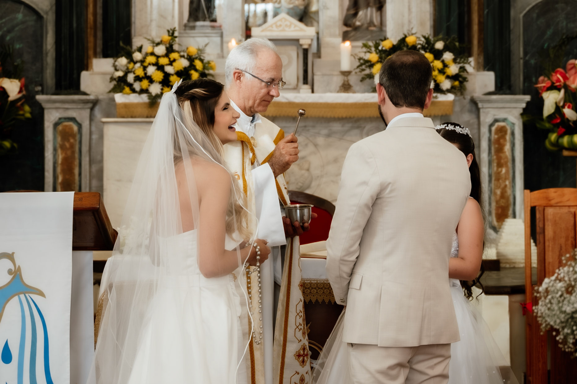 Cerimônia de Casamento na Igreja Nossa Senhora d'Ajuda