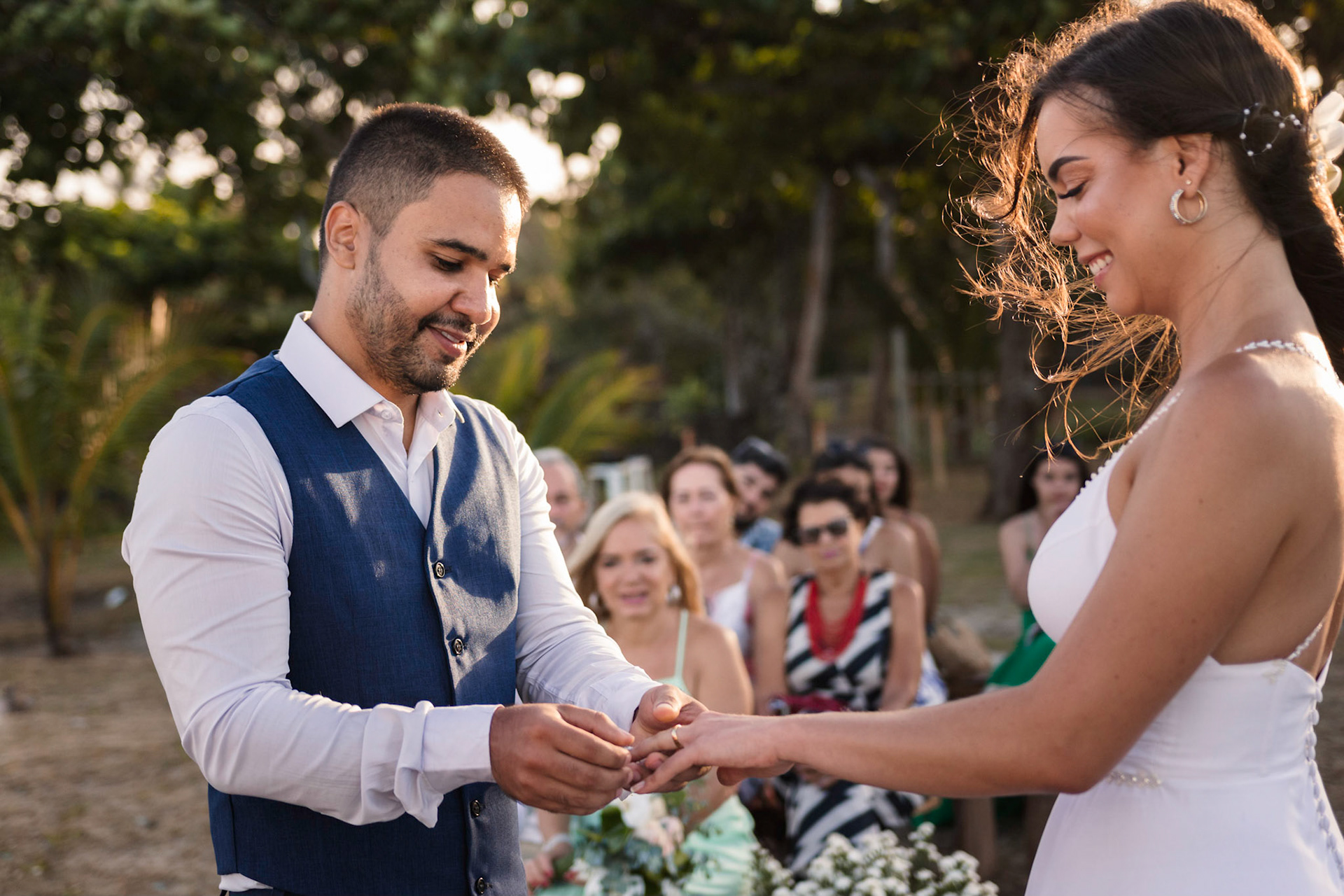 Casamento na praia de Mutary em Santa Cruz Cabrália