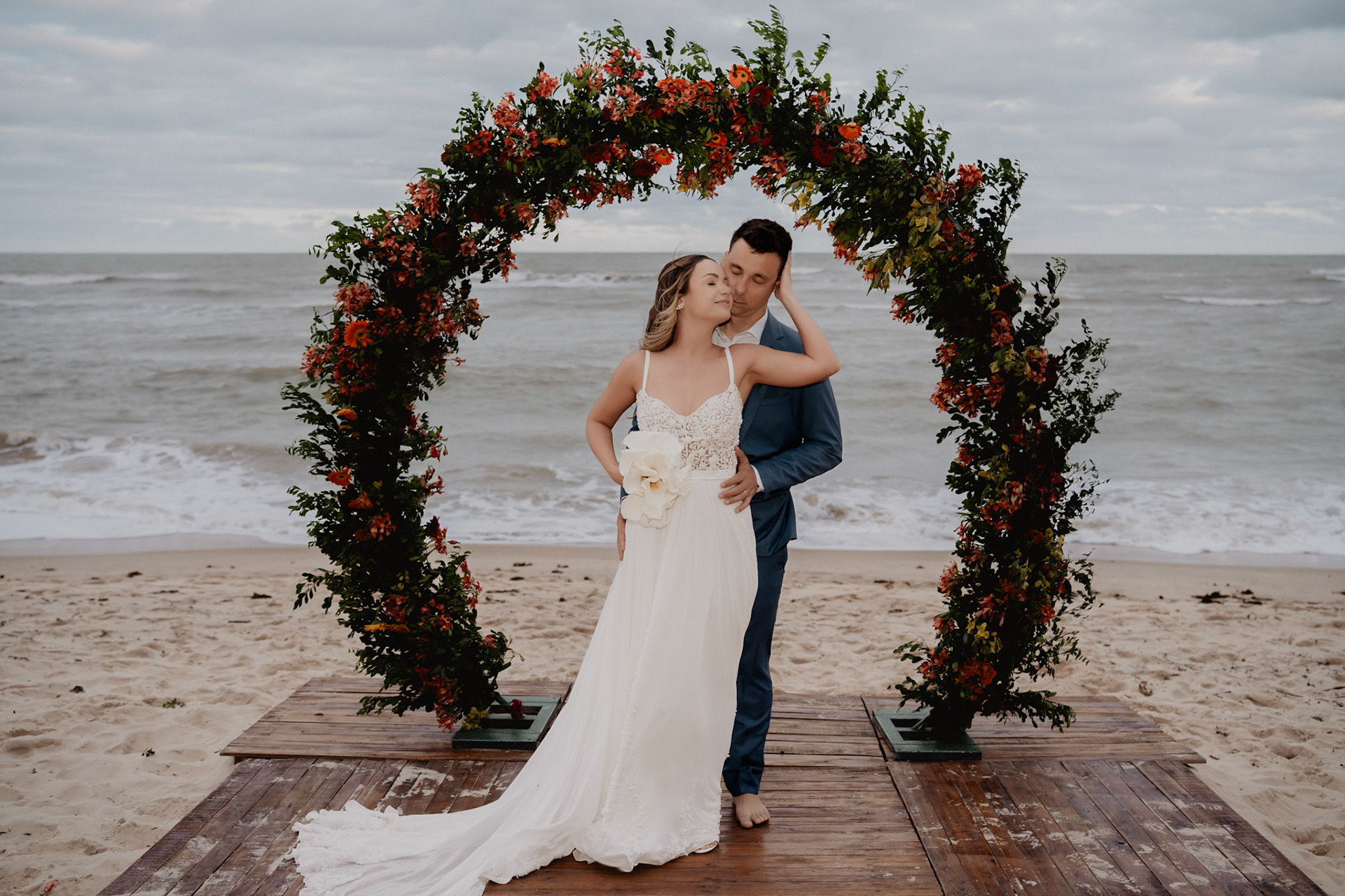 Cerimônia de Casamento na praia em Arraial D'Ajuda Bahia