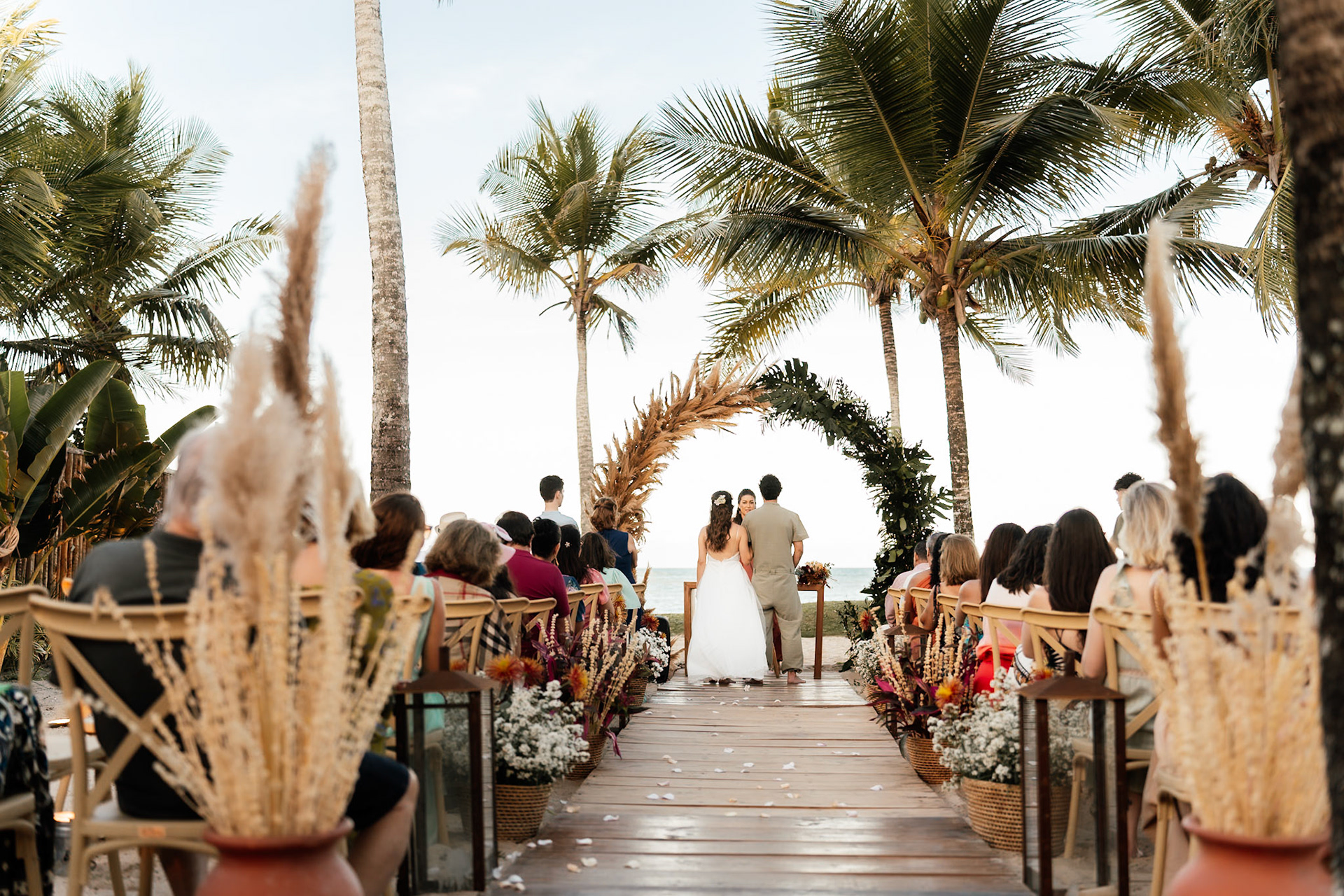 fotografia de casamento na praia em Arraial d’Ajuda