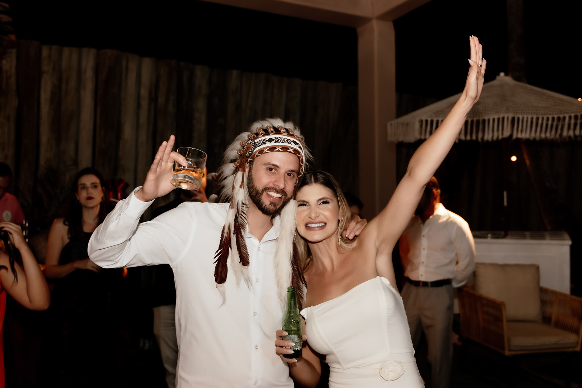 Festa de Casamento na praia em Arraial D' Ajuda Bahia
