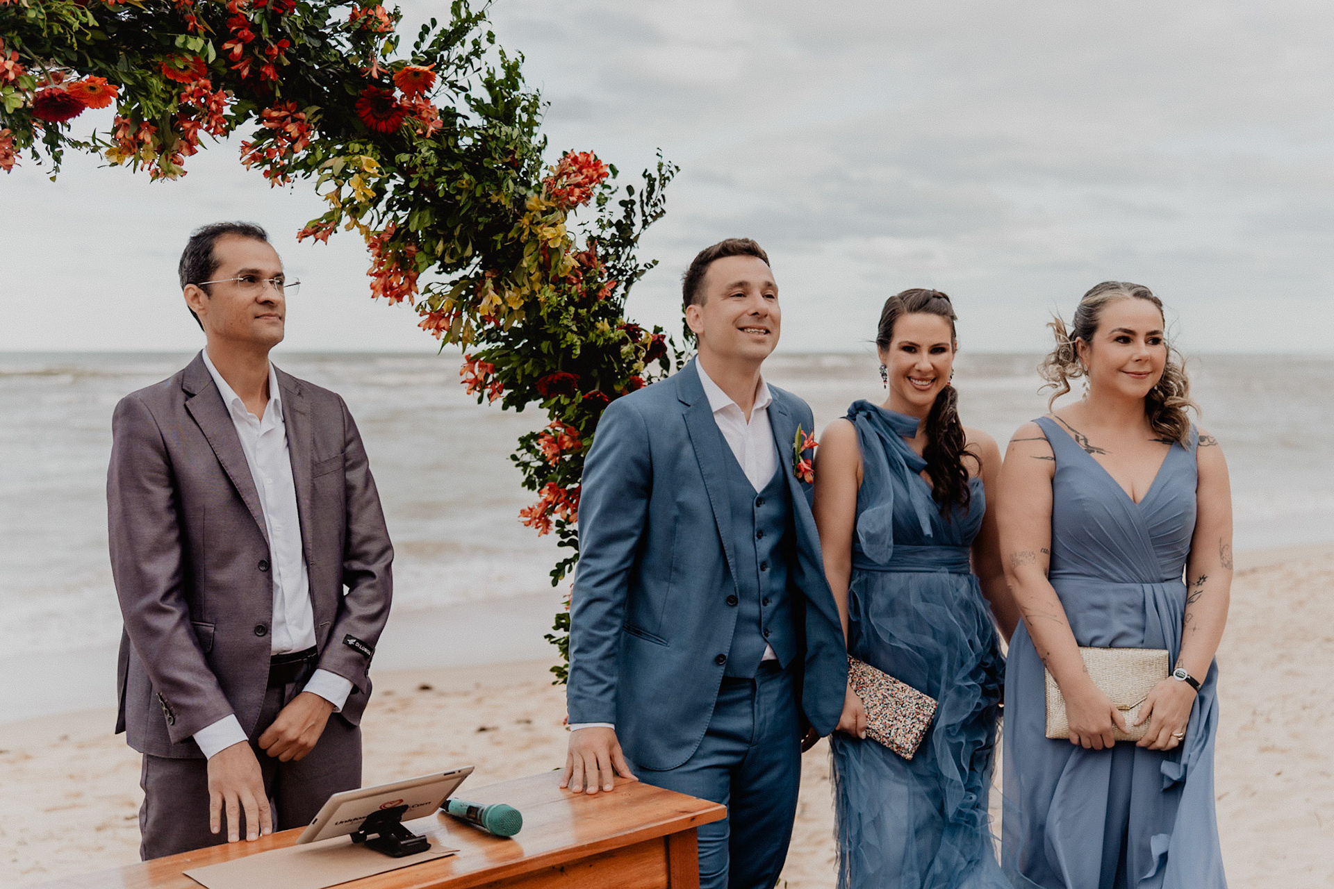 Cerimônia de Casamento na praia em Arraial D' Ajuda Bahia