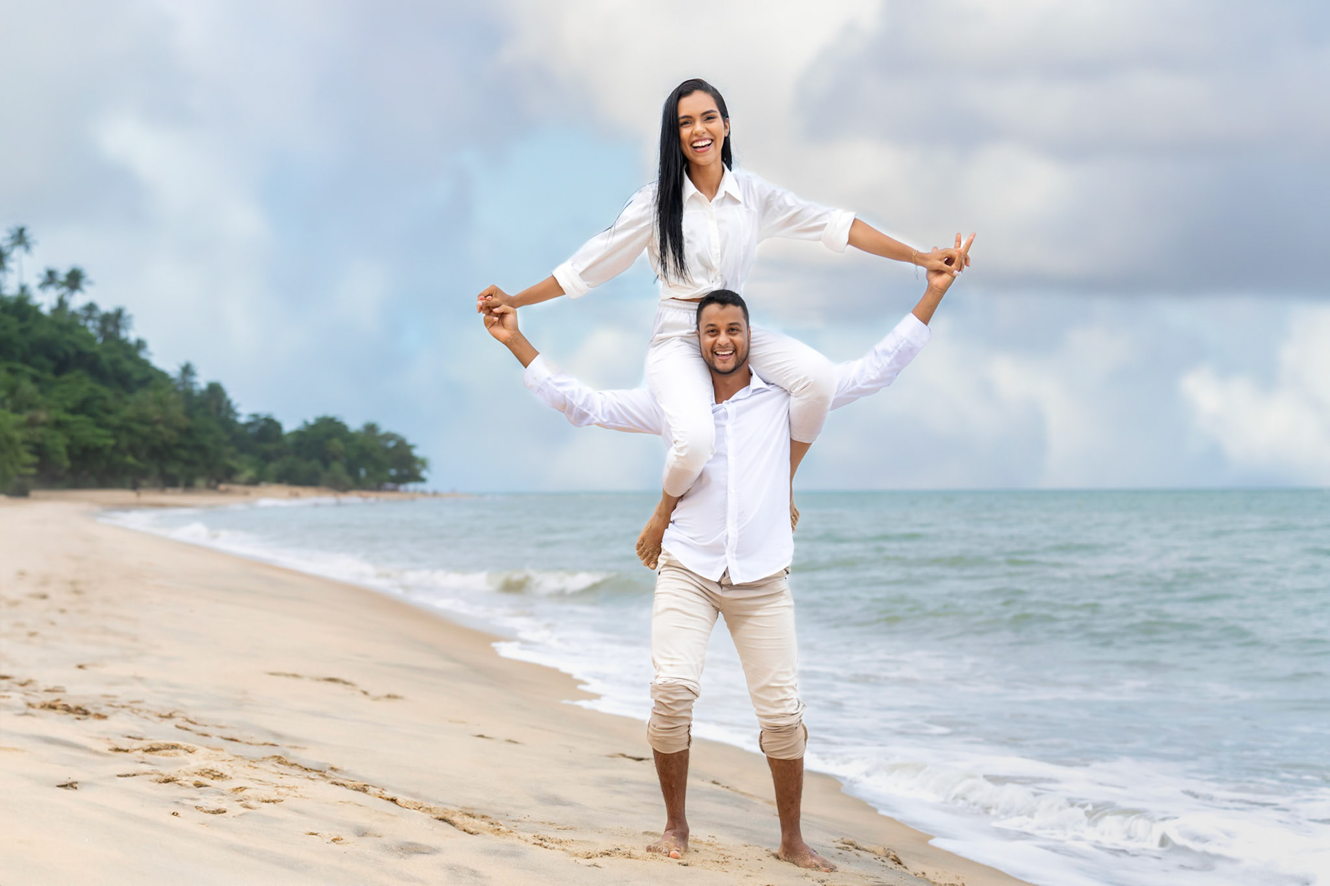 ensaio pré wedding praia trancoso bahia