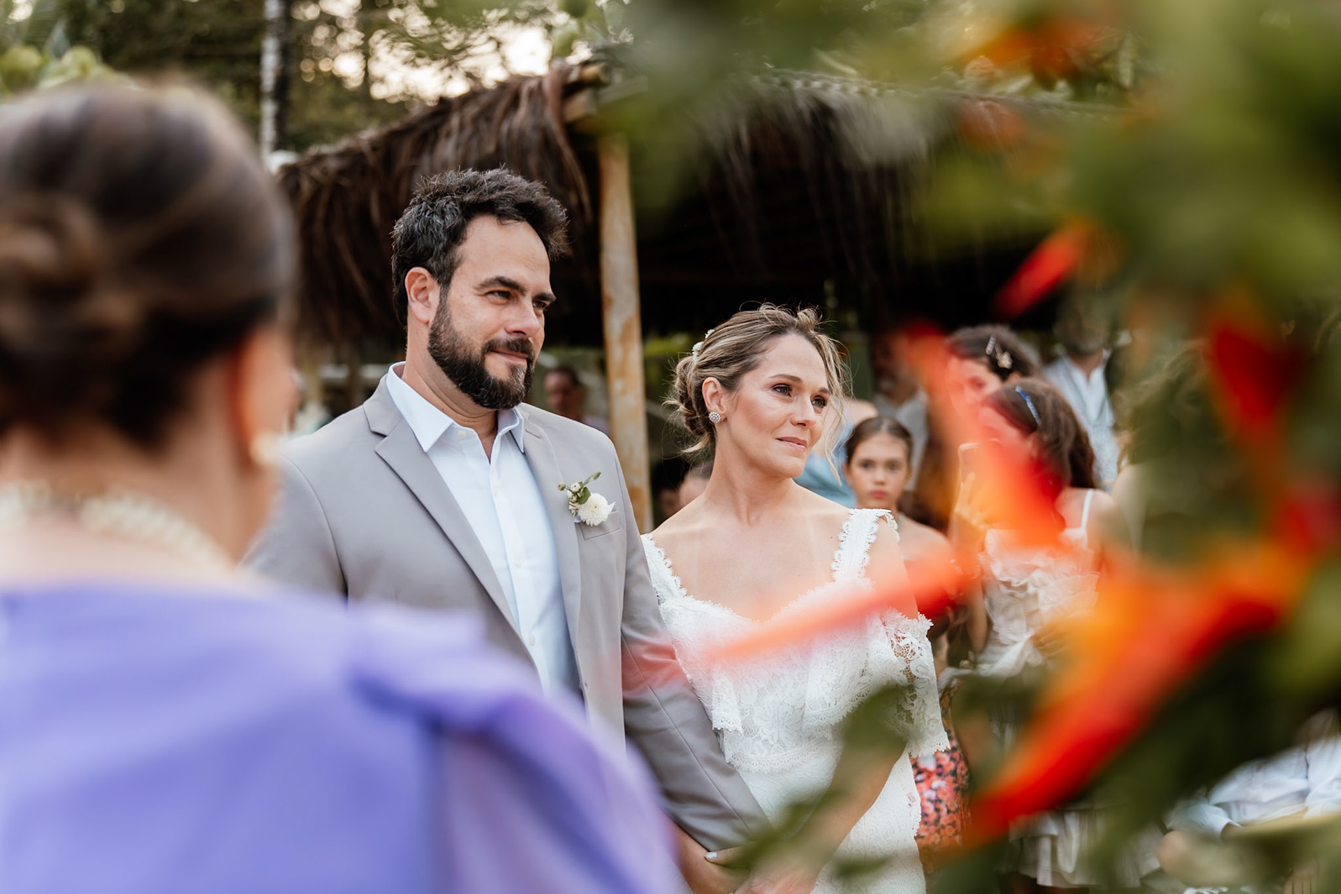 Cerimônia de Casamento na praia em Arraial D'Ajuda Bahia