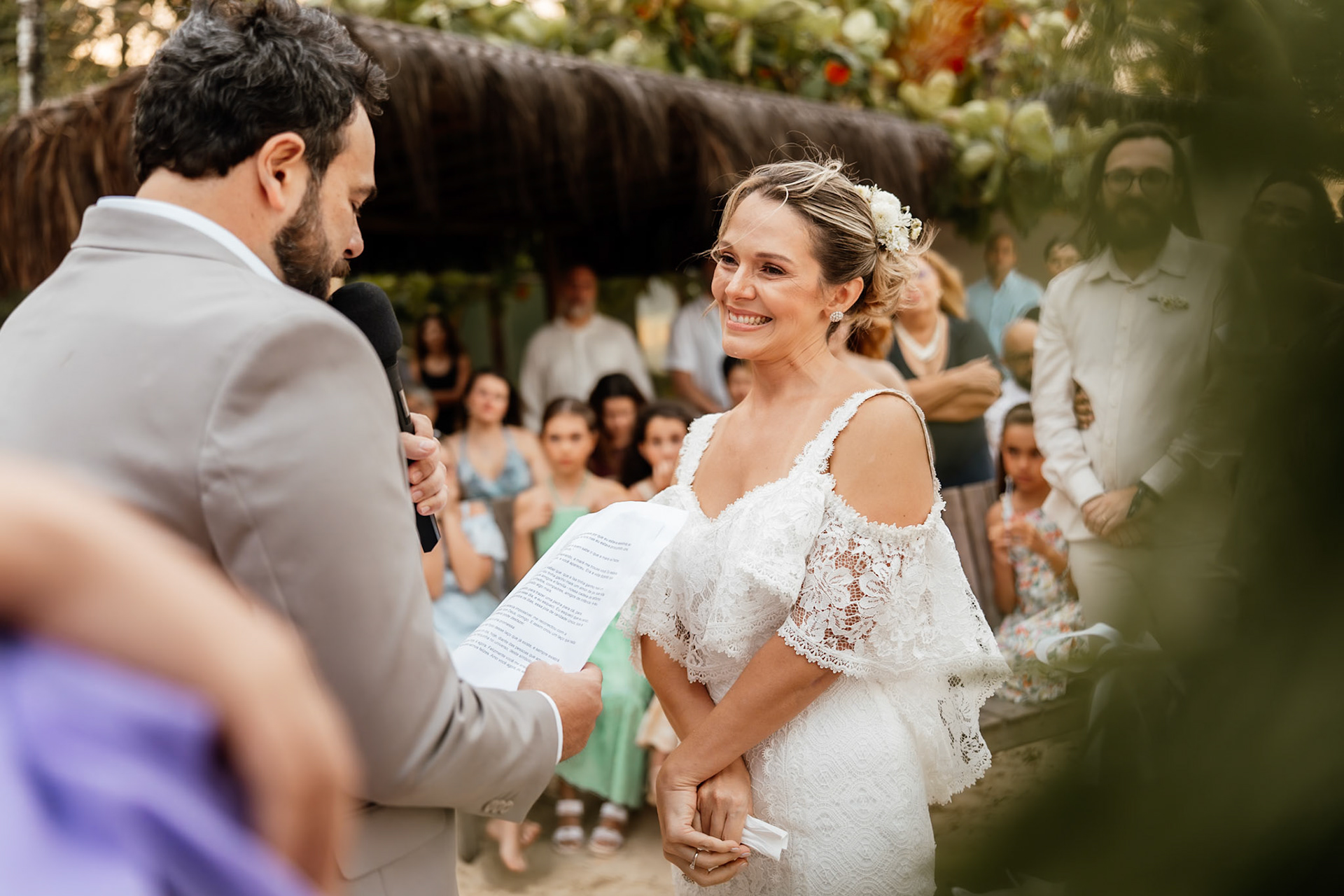 Cerimônia de Casamento na praia em Arraial D' Ajuda Bahia