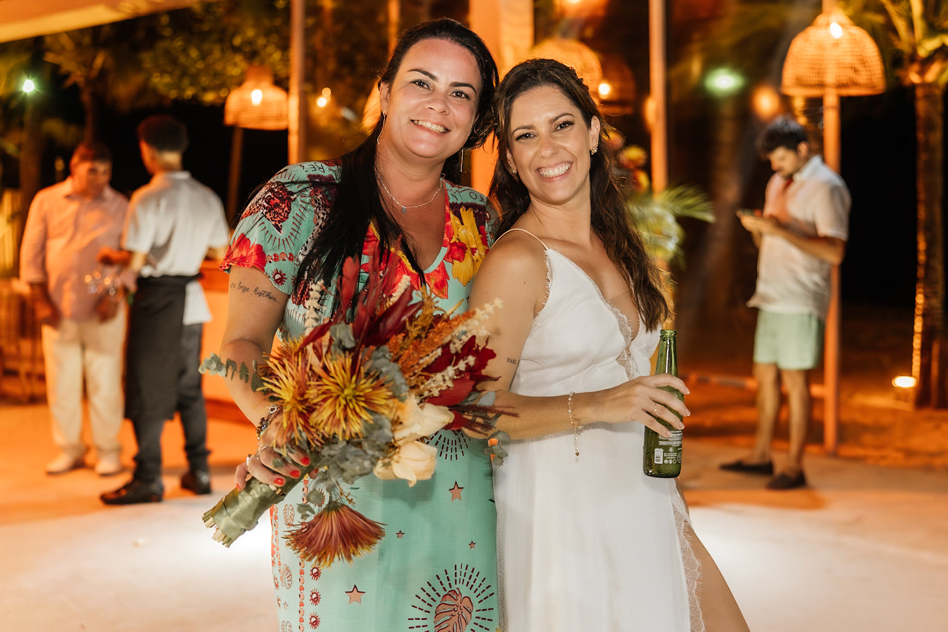Cerimônia de casamento na praia em Arraial d'Ajuda