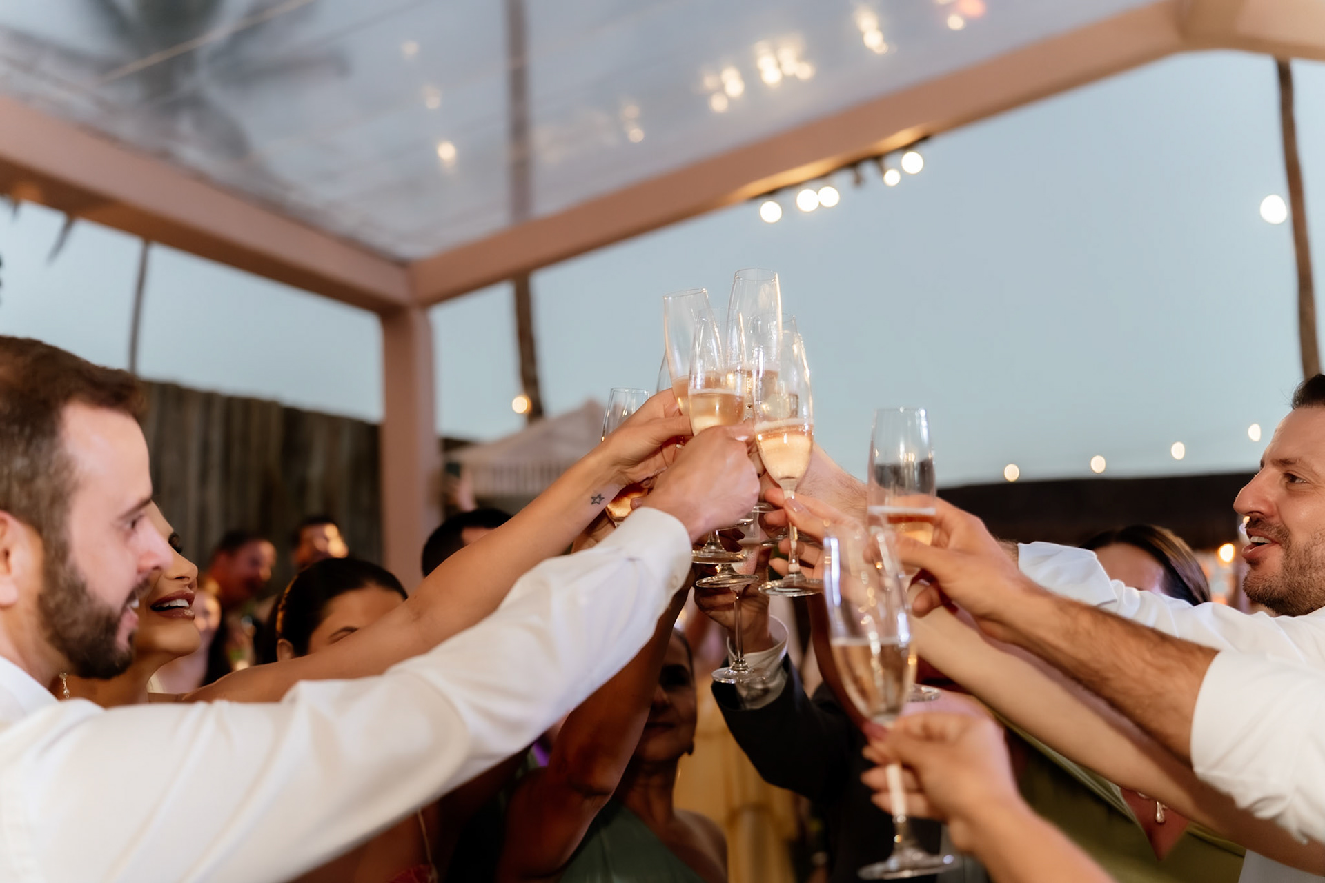 Festa de Casamento na praia em Arraial D'Ajuda Bahia