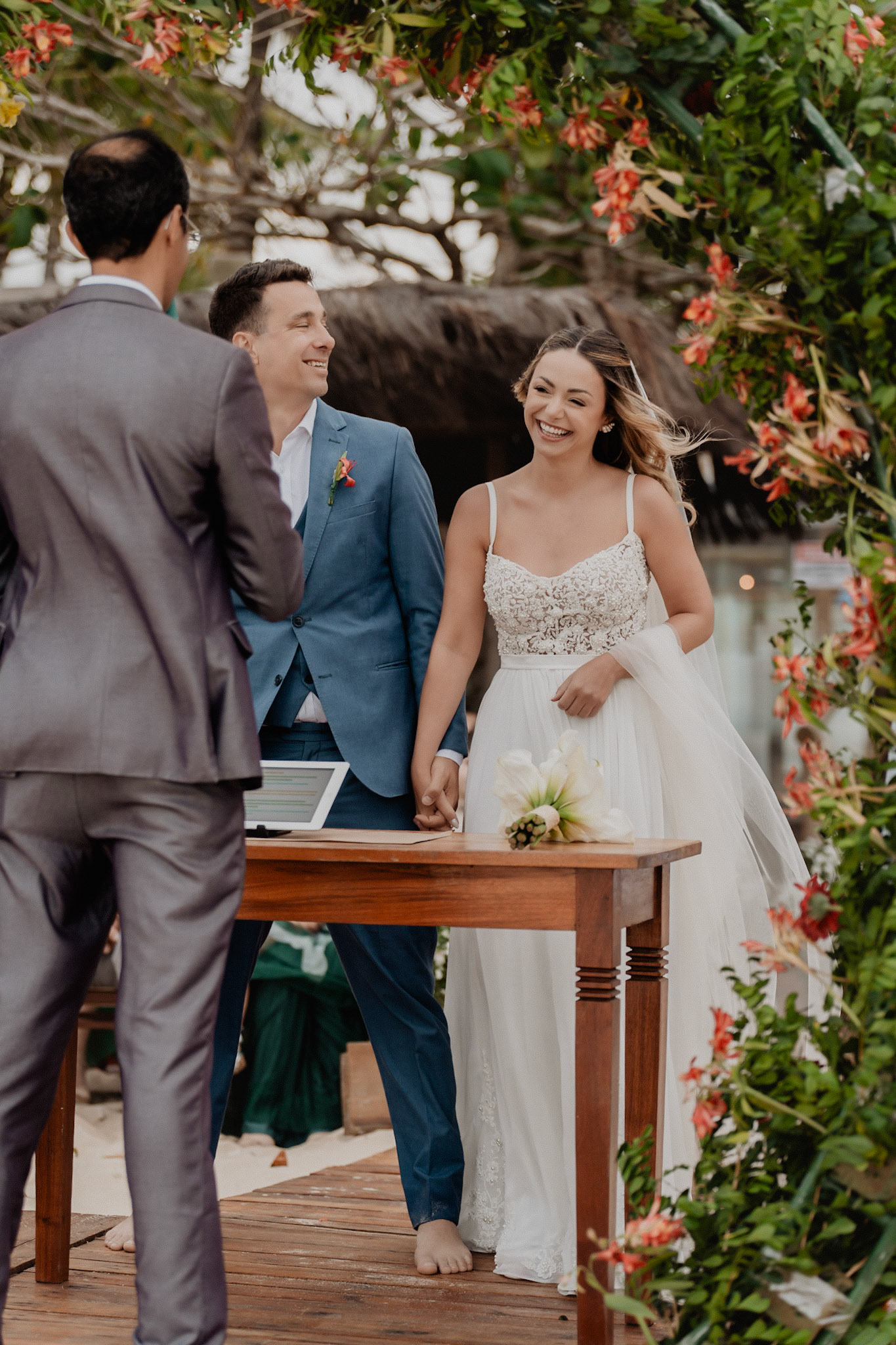 Cerimônia de Casamento na praia em Arraial D' Ajuda Bahia