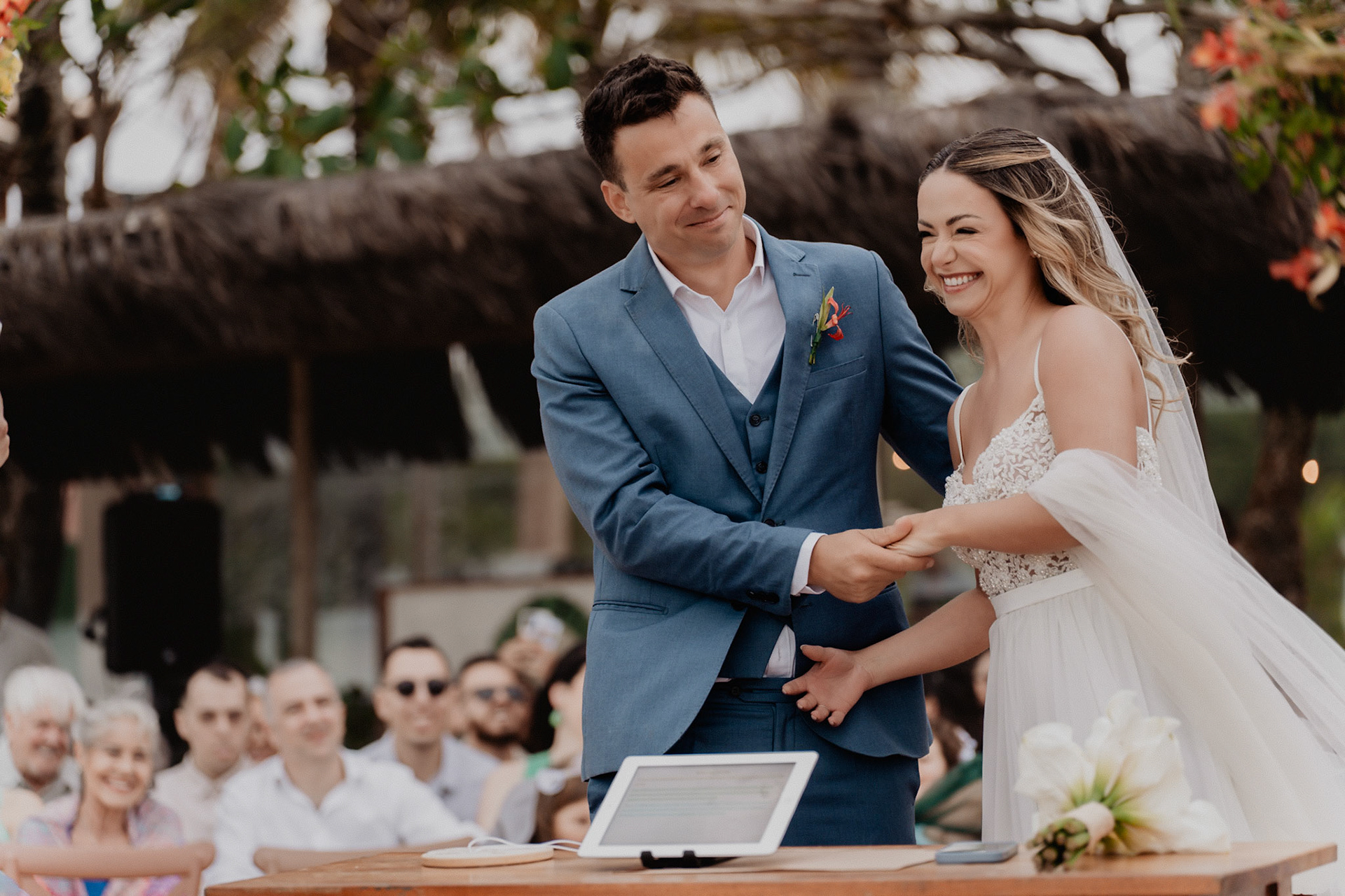 Cerimônia de Casamento na praia em Arraial D' Ajuda Bahia