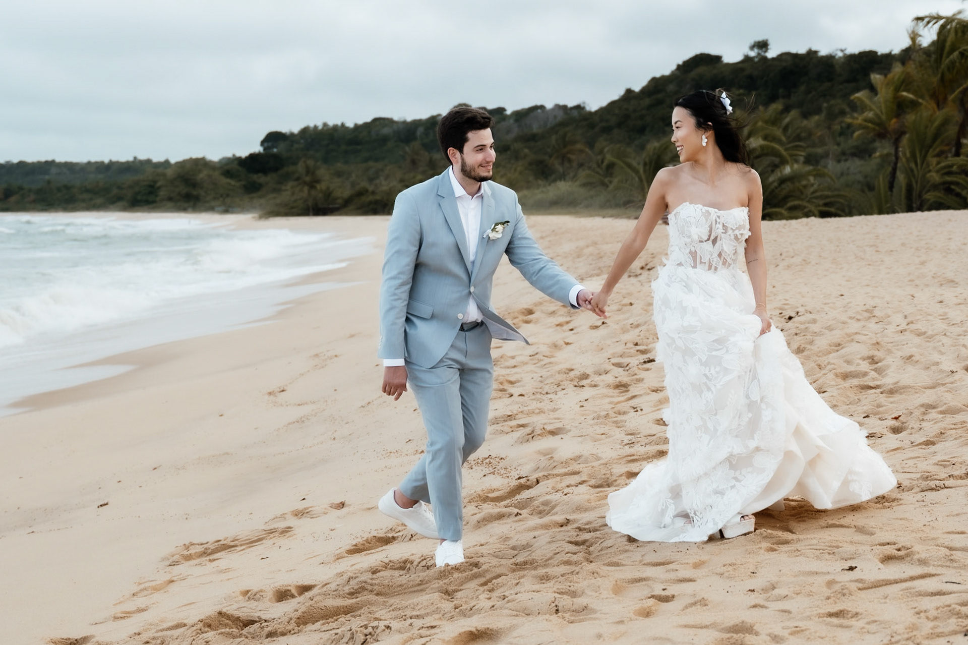 Ensaio de Casamento na praia em Trancoso Bahia
