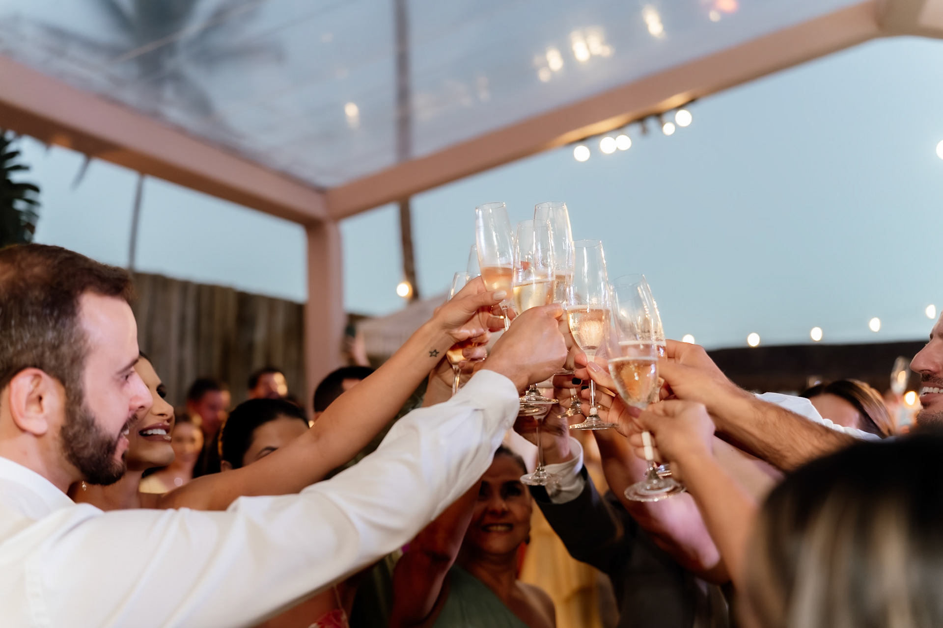 Festa de Casamento na praia em Arraial D' Ajuda Bahia