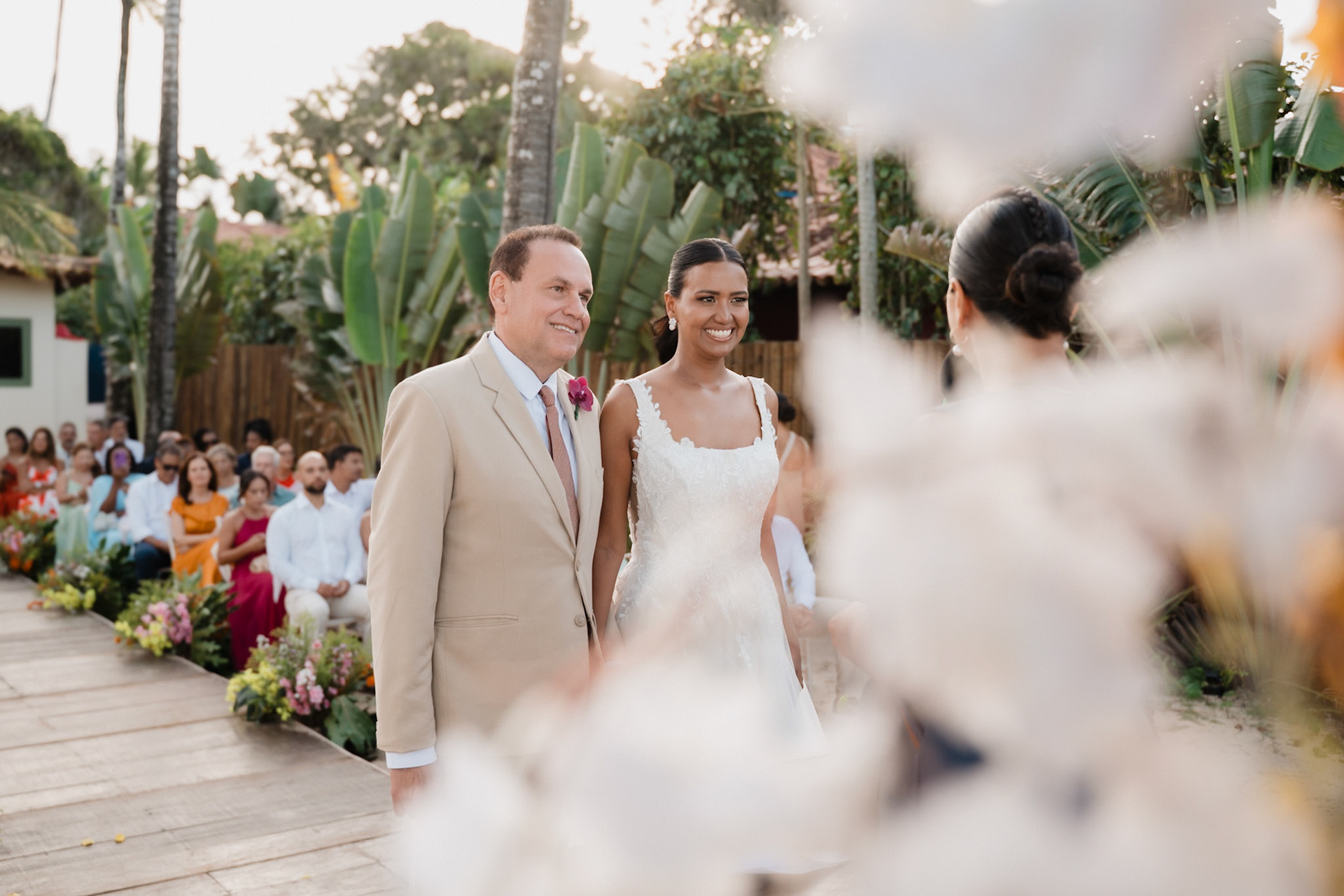 cerimônia de casamento na praia em Arraial D'Ajuda