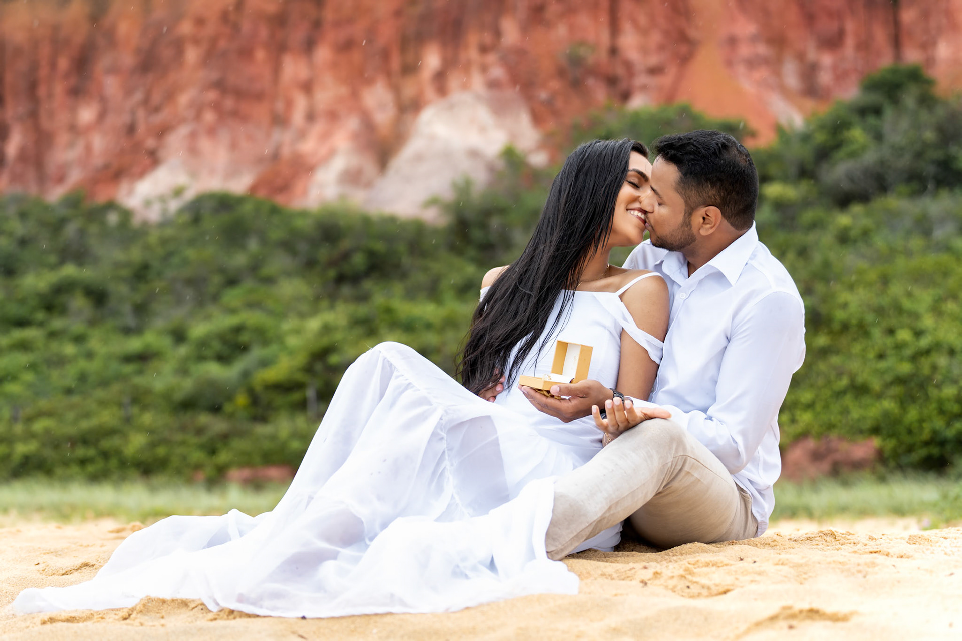 ensaio pré wedding praia trancoso bahia