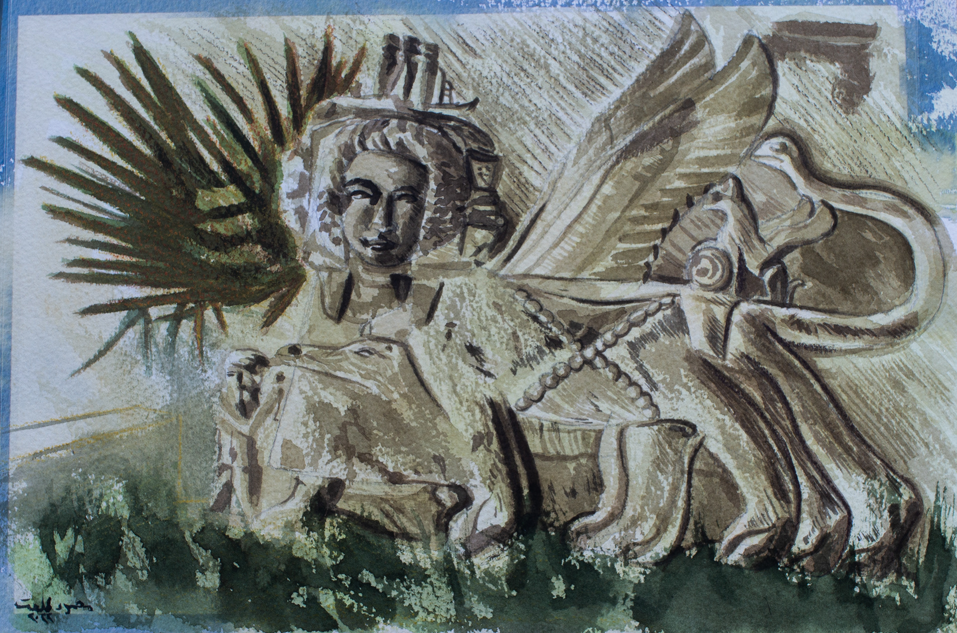 Aquarelle on paper
