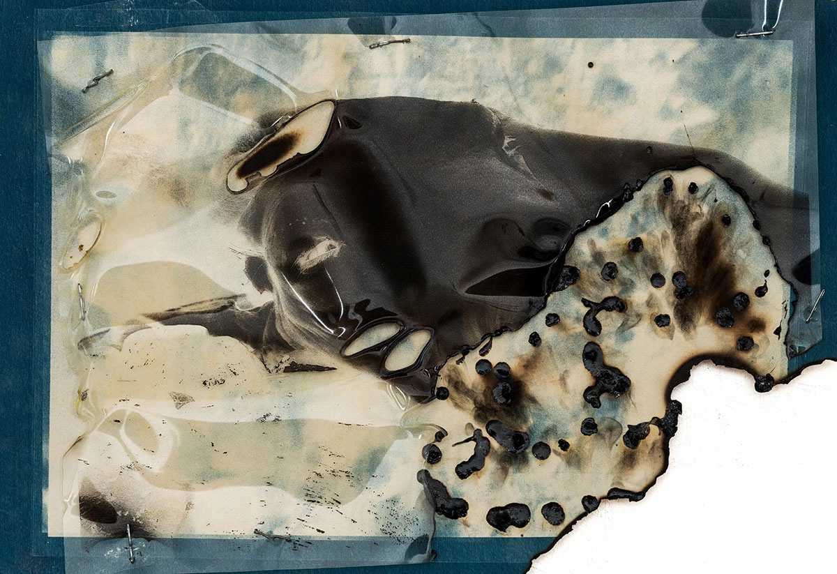 Collage on paper
