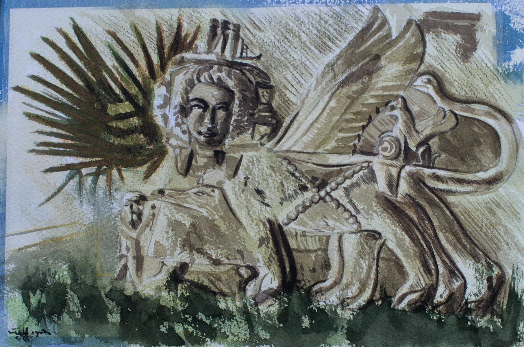 Aquarelle on paper