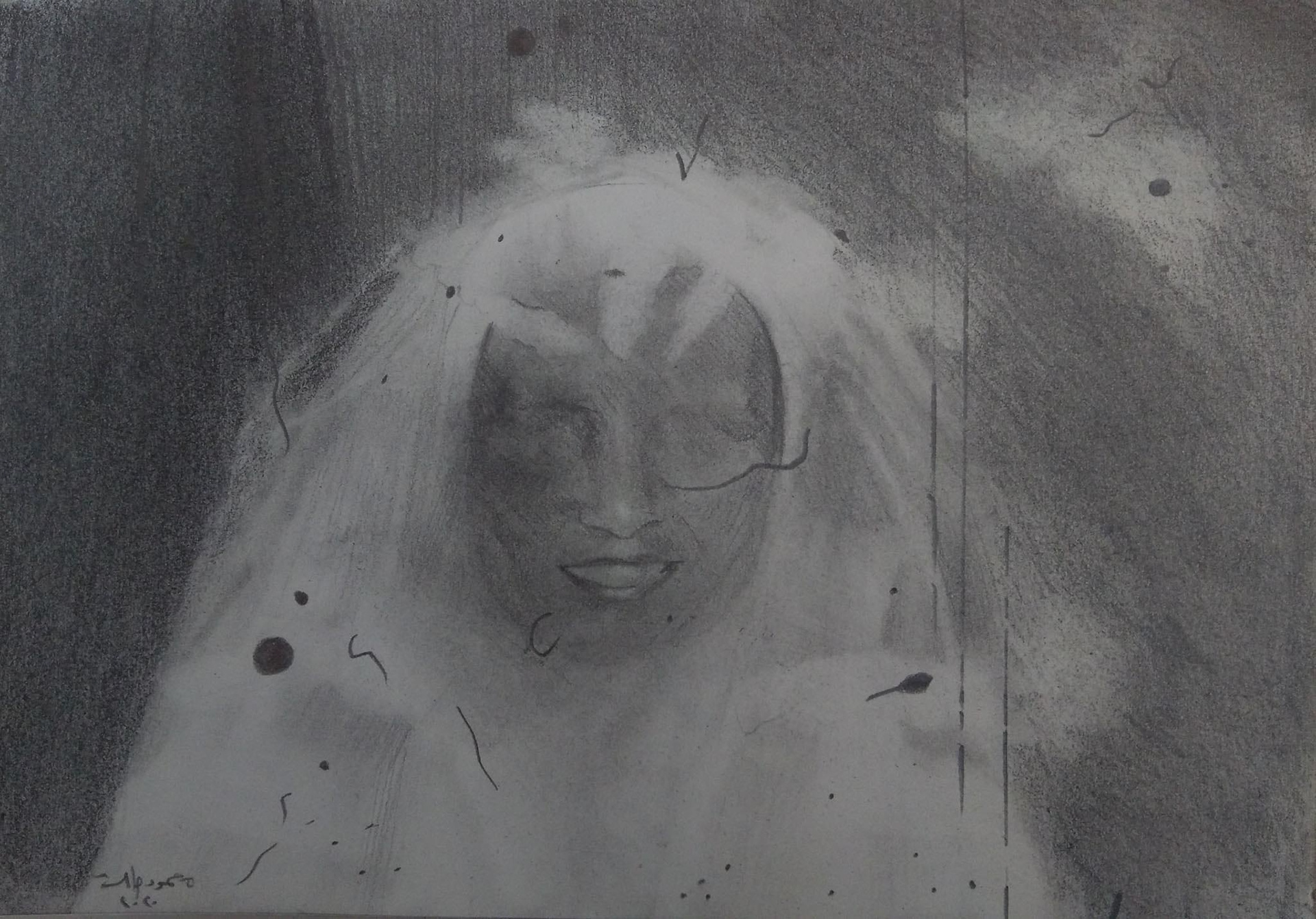Pencil on paper